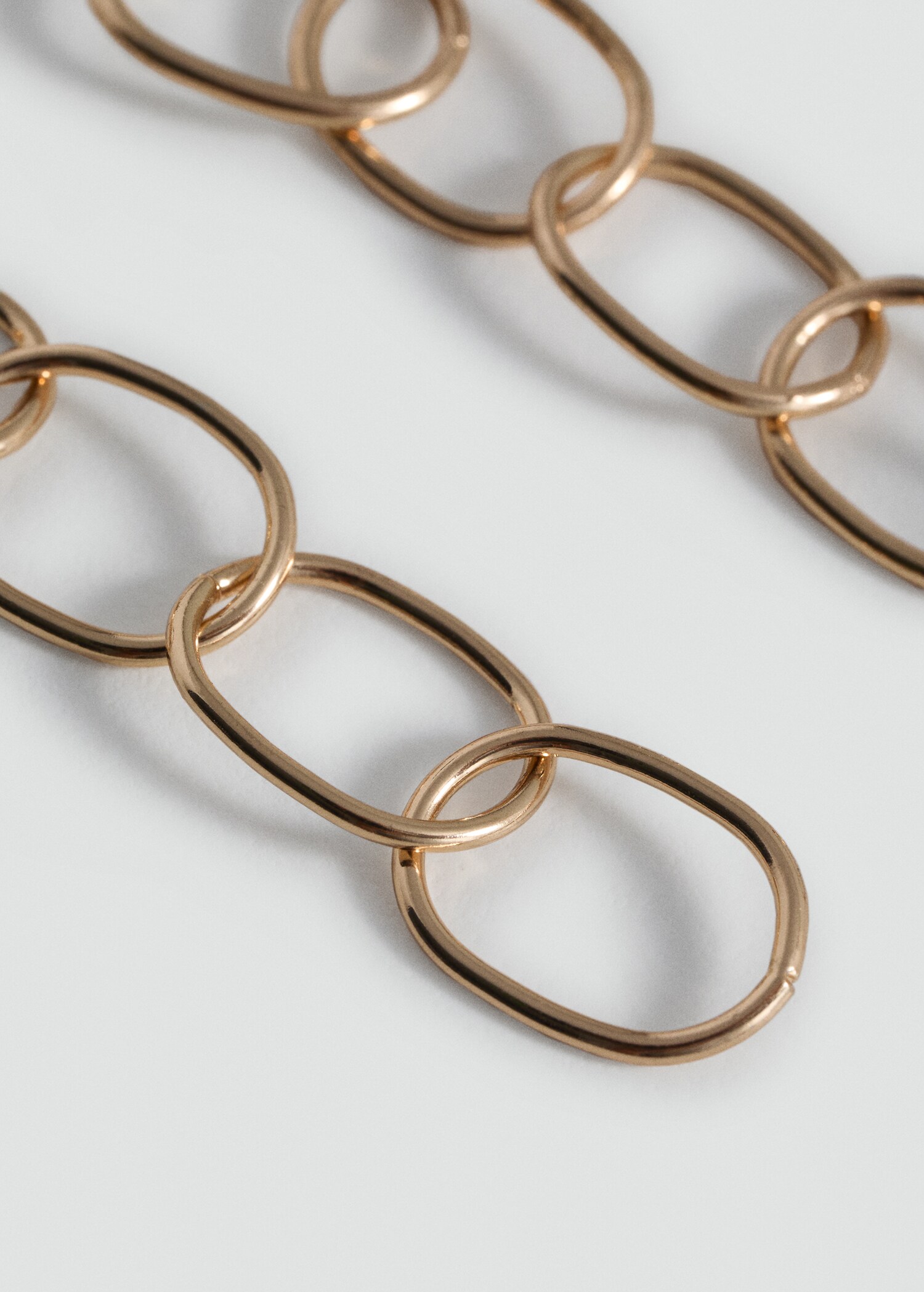 Intertwined hoop earrings - Medium plane