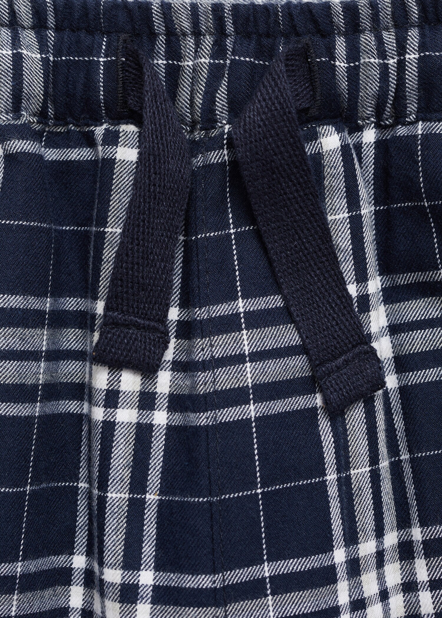 Karierter Baumwoll-Pyjama - Detail des Artikels 0