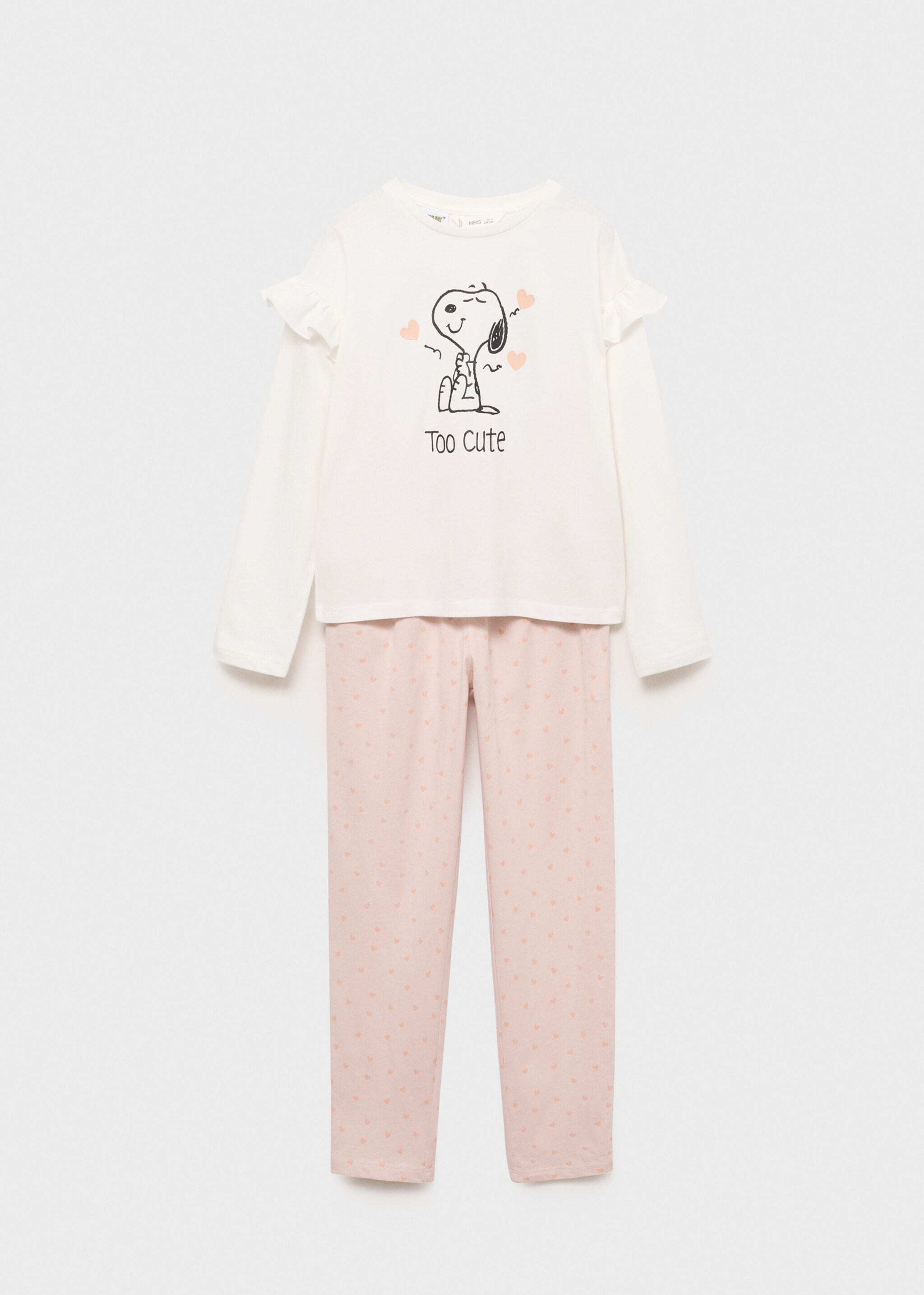 Pijama largo Snoopy - Artículo sin modelo, Blanco roto. Ref: 77008637-00.