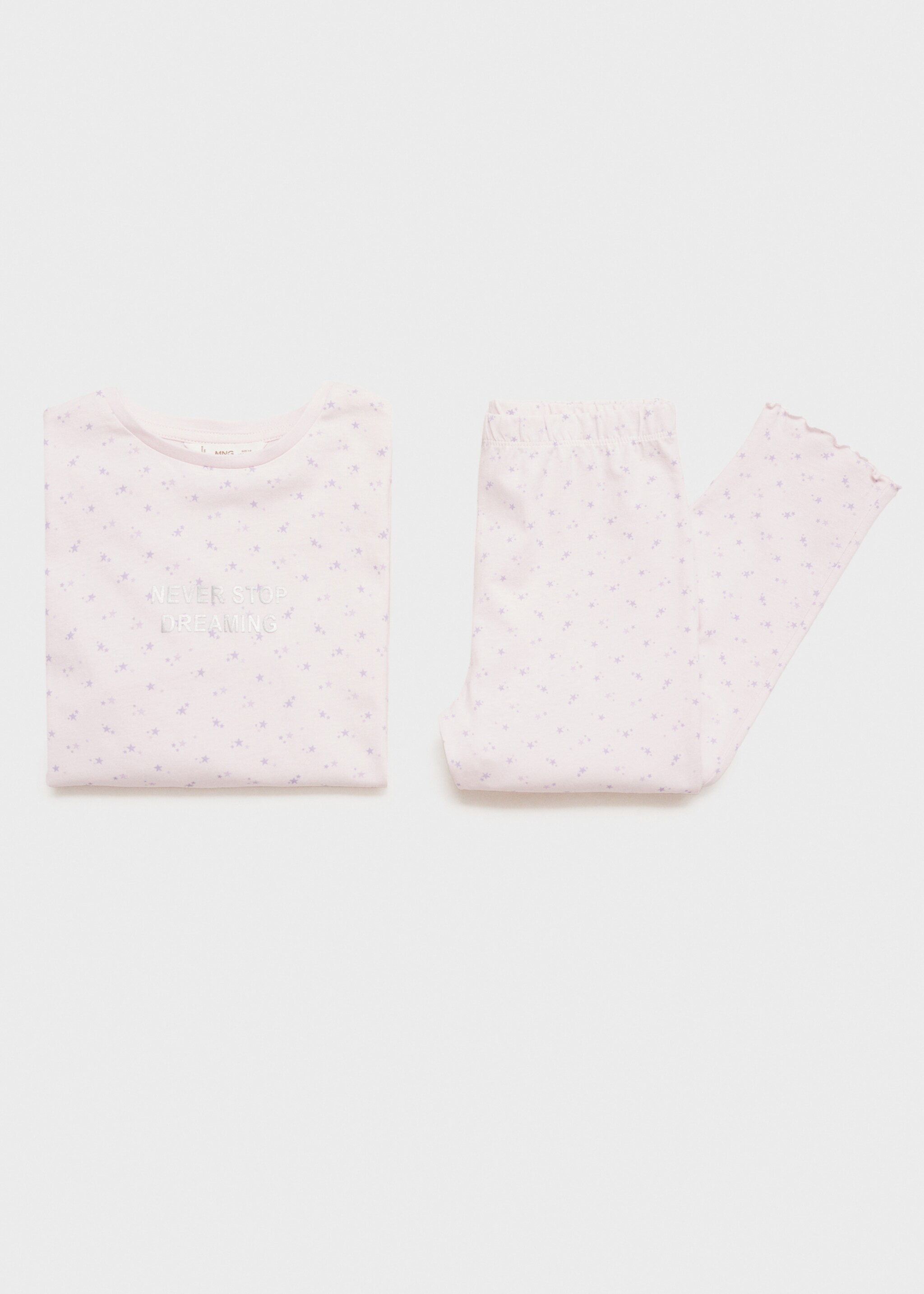 Printed long pyjamas - Details of the article 8, Light/Pastel Purple. Ref: 77008638-00.