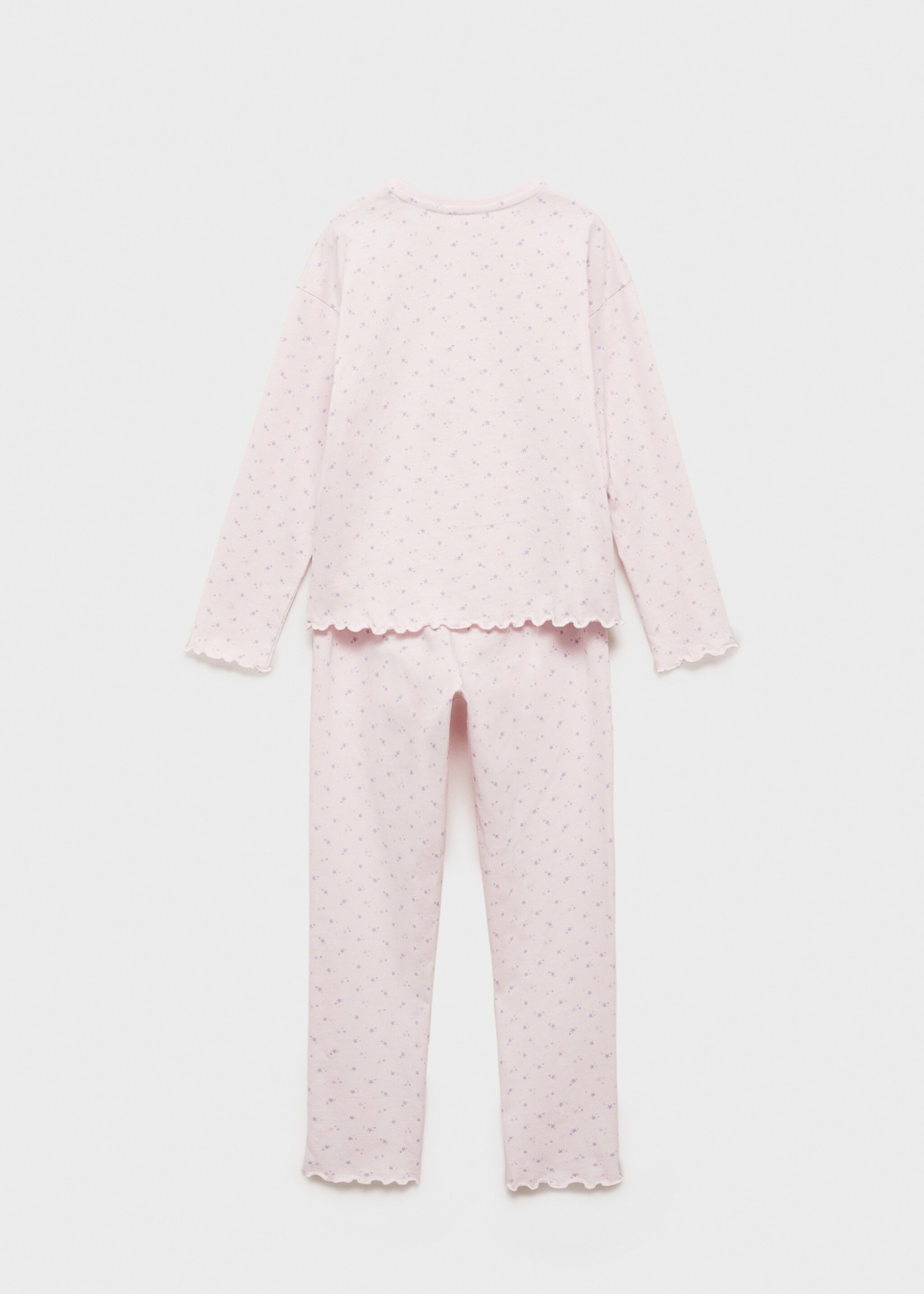 Printed long pyjamas - Reverse of the article, Light/Pastel Purple. Ref: 77008638-00.