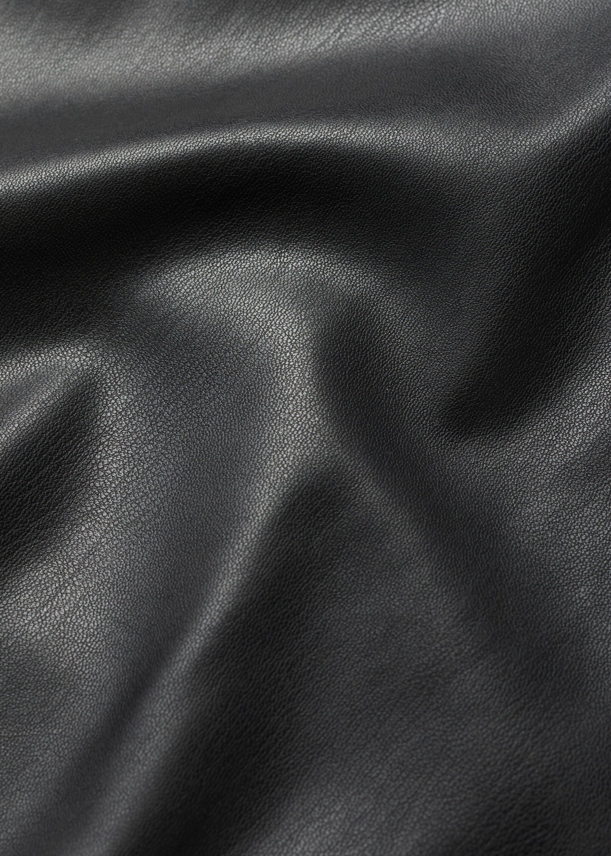 Lingerie-Top mit Leder-Effekt - Detail des Artikels 0, Schwarz. Ref: 77009033-00.