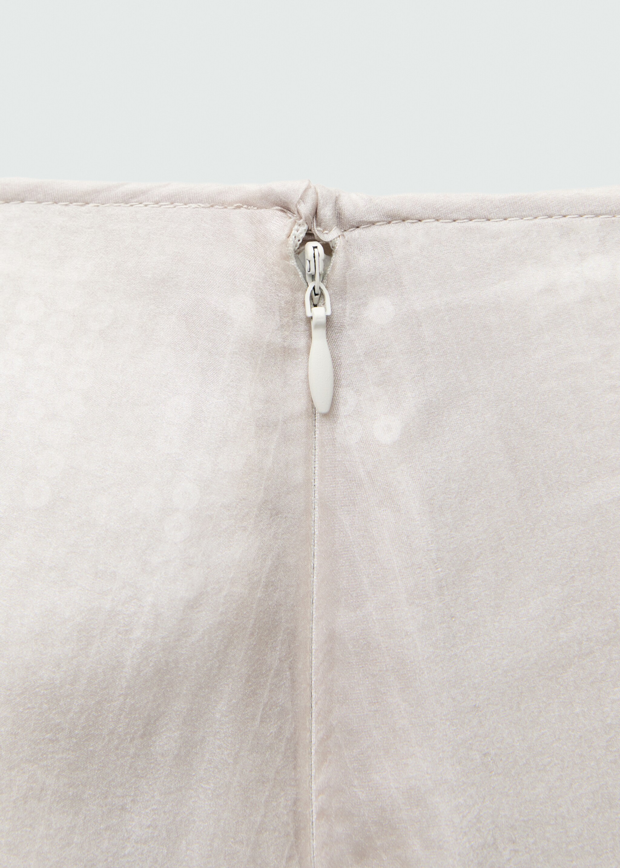 Minirock mit Pailletten - Detail des Artikels 0, Ecru. Ref: 77009037-00.