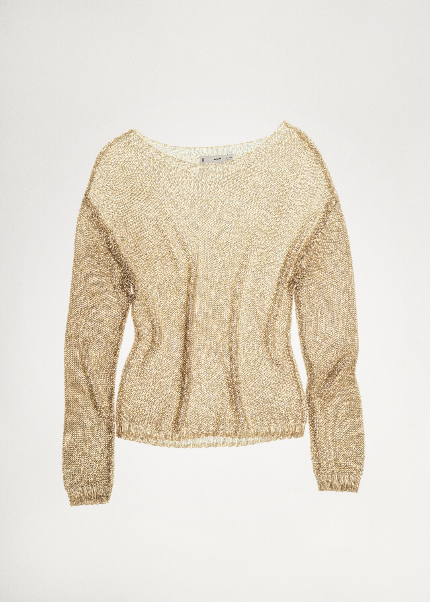 Boat neck lurex sweater - Details of the article 7