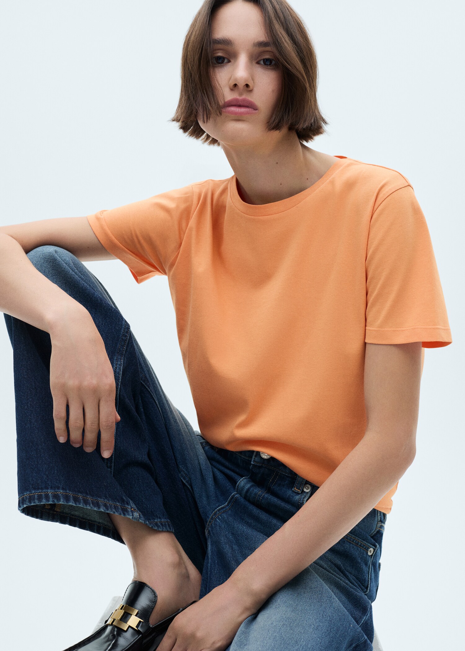 Katoenen T-shirt met korte mouwen - Detail van het artikel 1