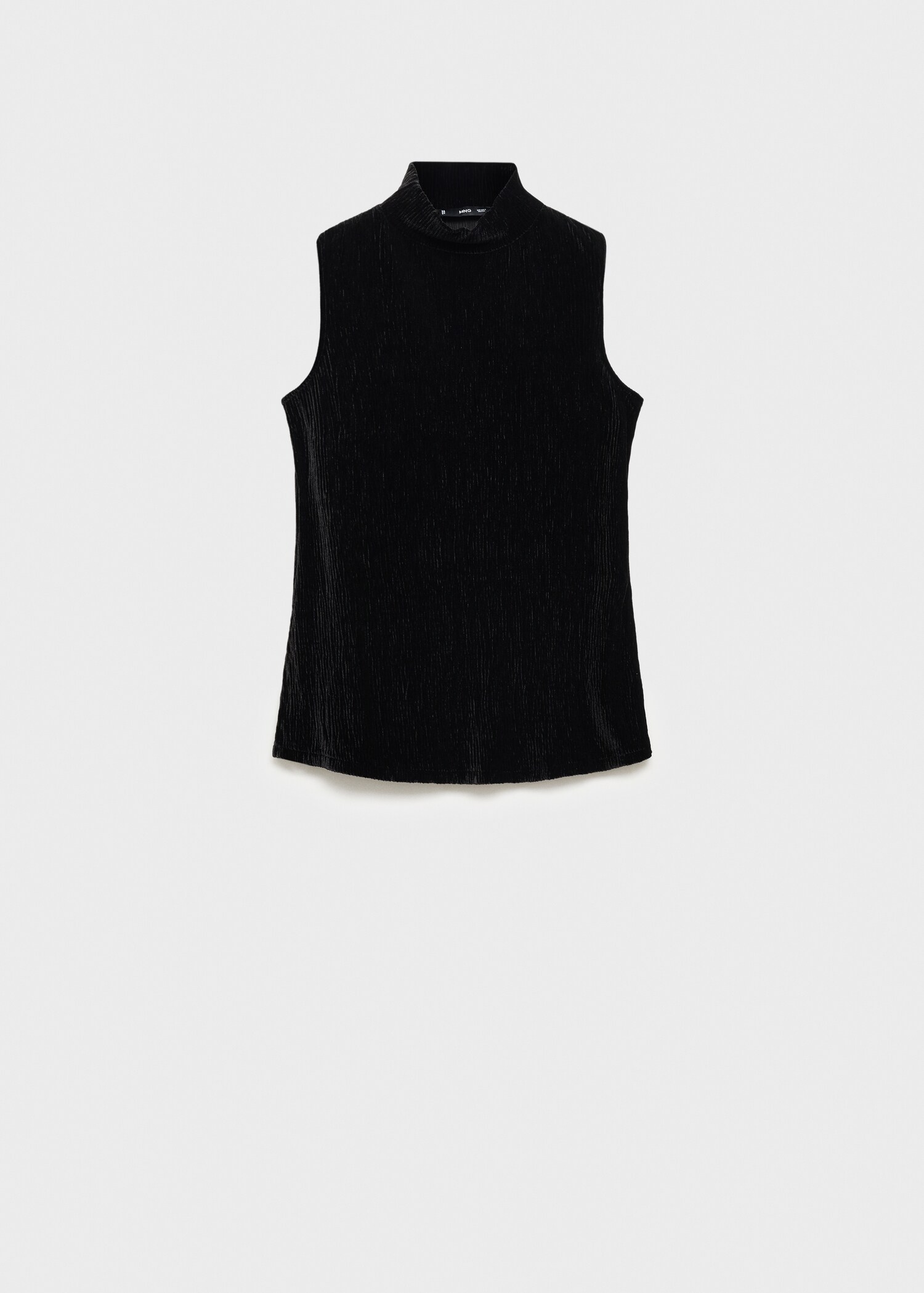 Sametový top se stojáčkem - Zboží bez modelu