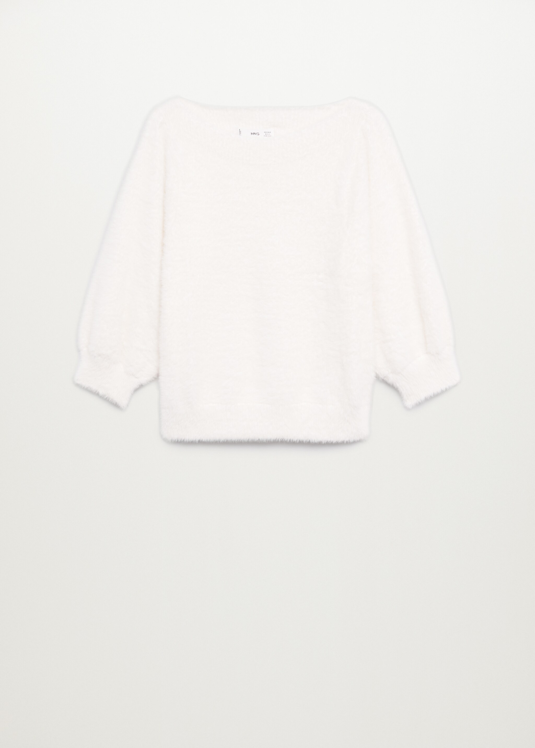 Pull-over texturé fausse fourrure - Article sans modèle