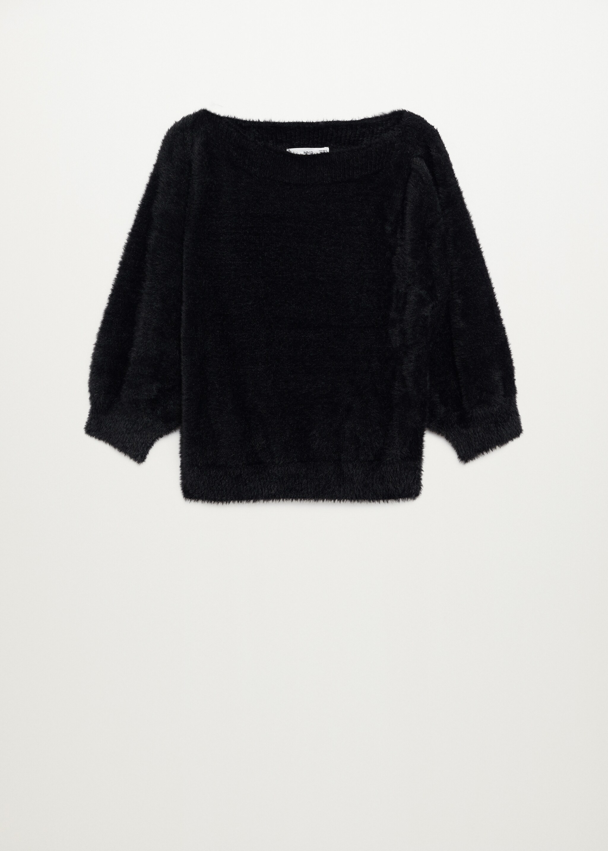 Faux-fur textured sweater - Article without model