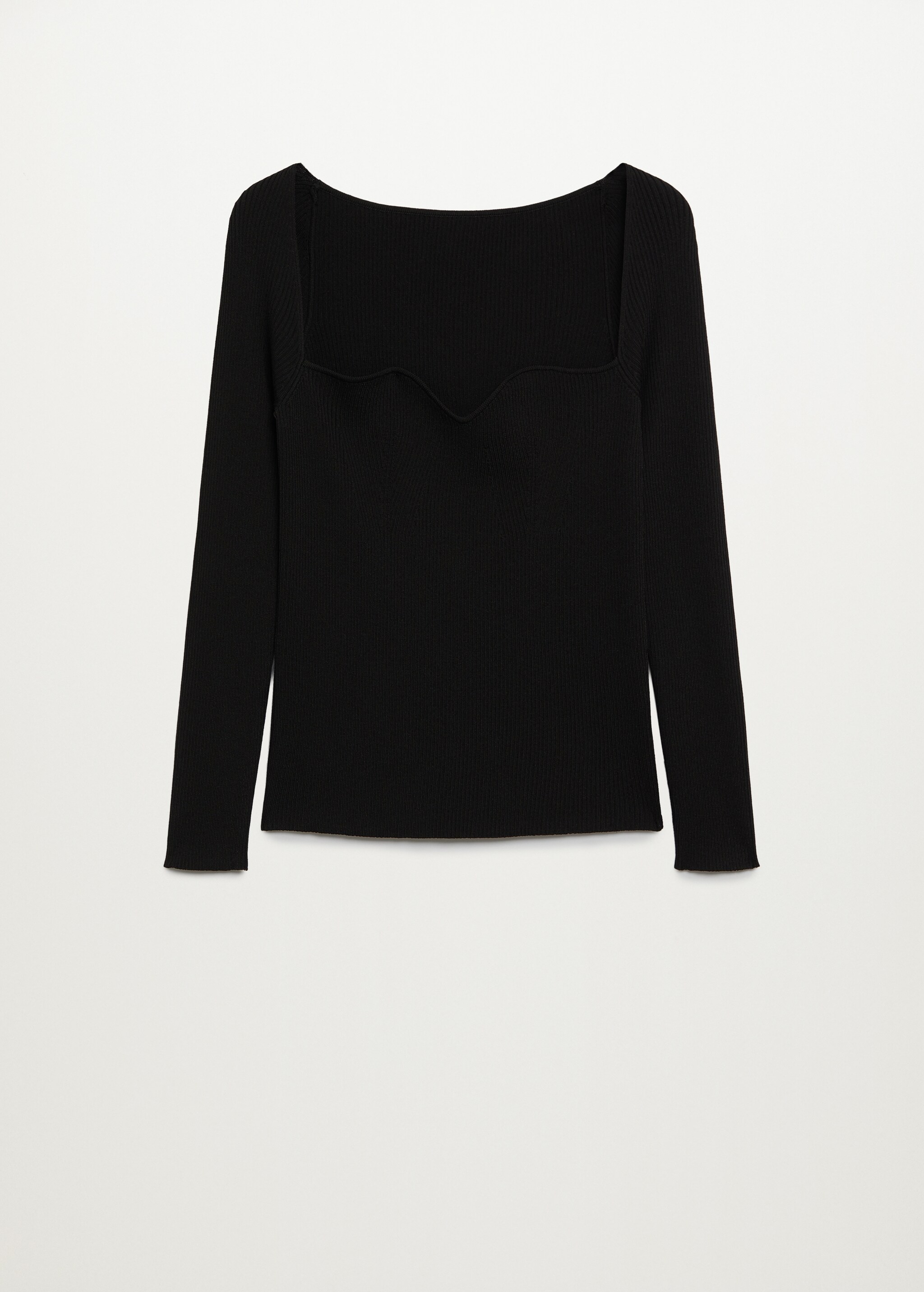 Jersey escote corazón - Artículo sin modelo