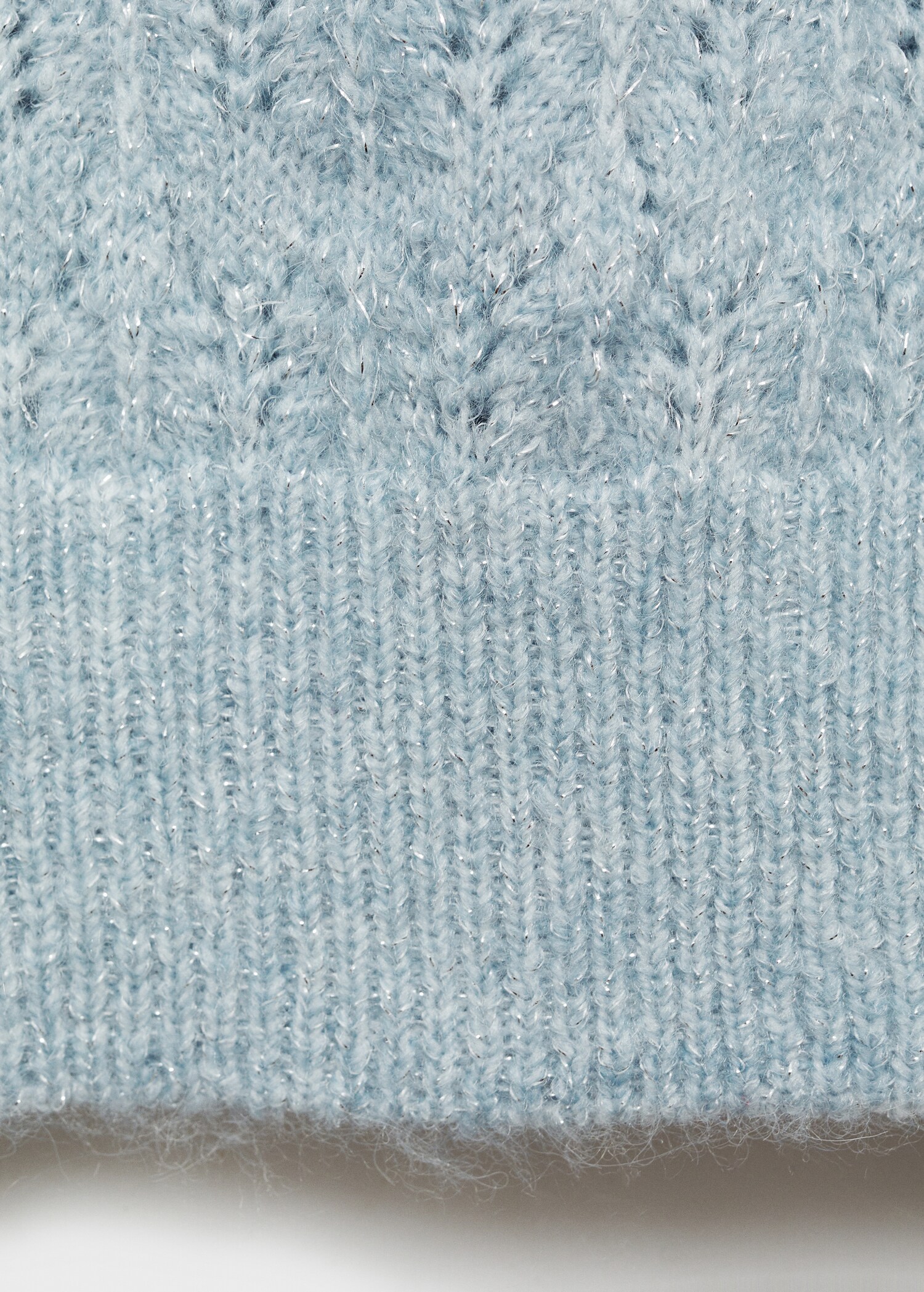 Openwork sweater with lúrex details - Details of the article 0