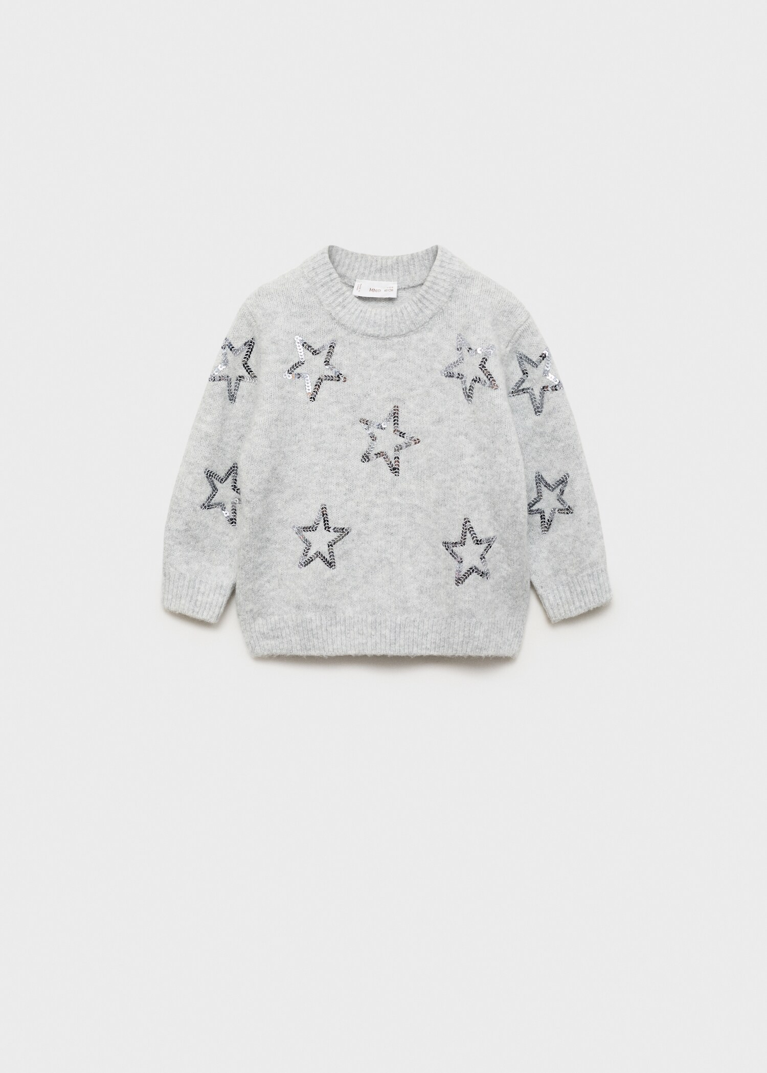 Sweter w gwiazdki z cekinami - Artykuł bez modela/modelki
