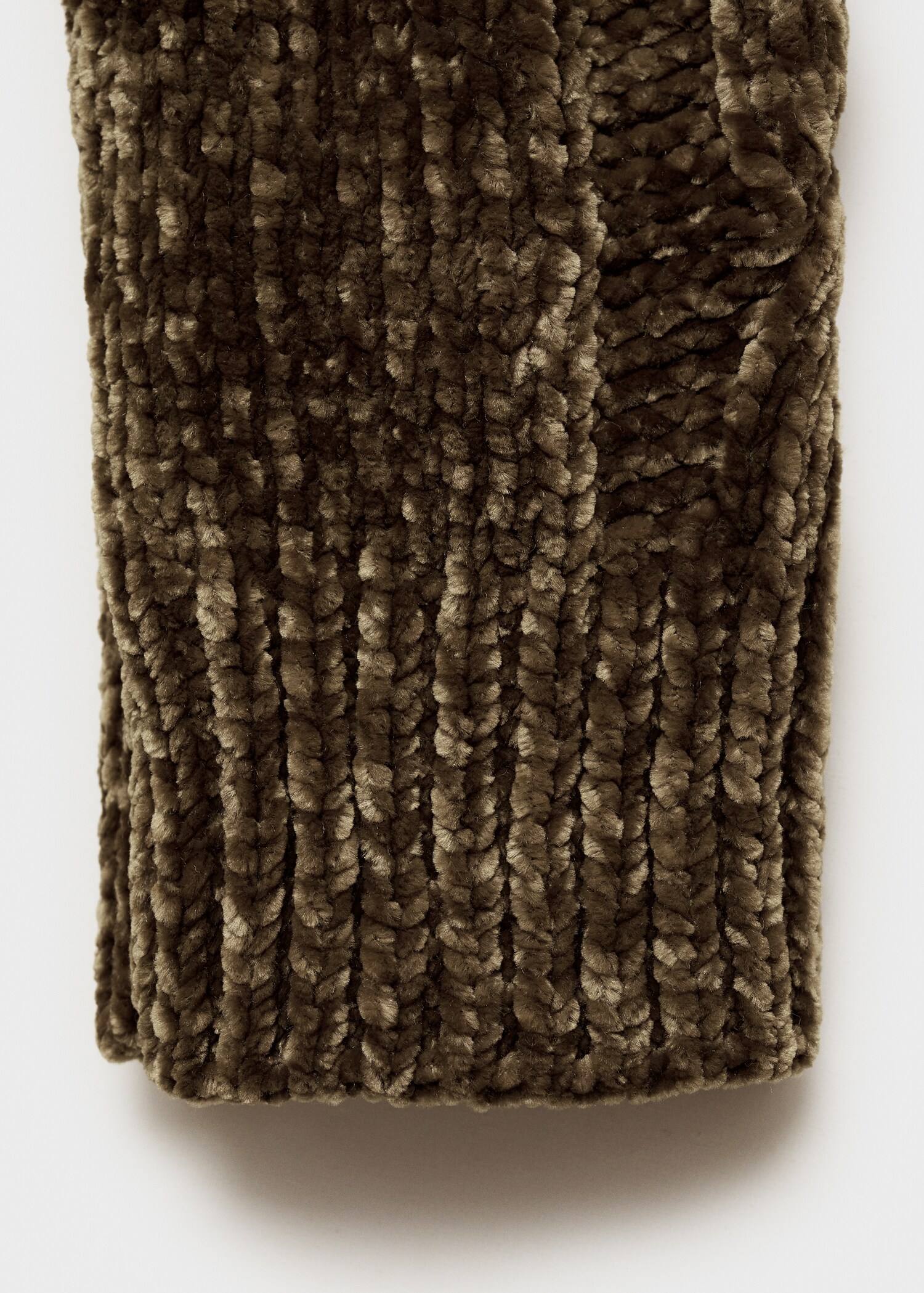 Chenille kabelcoltrui - Detail van het artikel 0