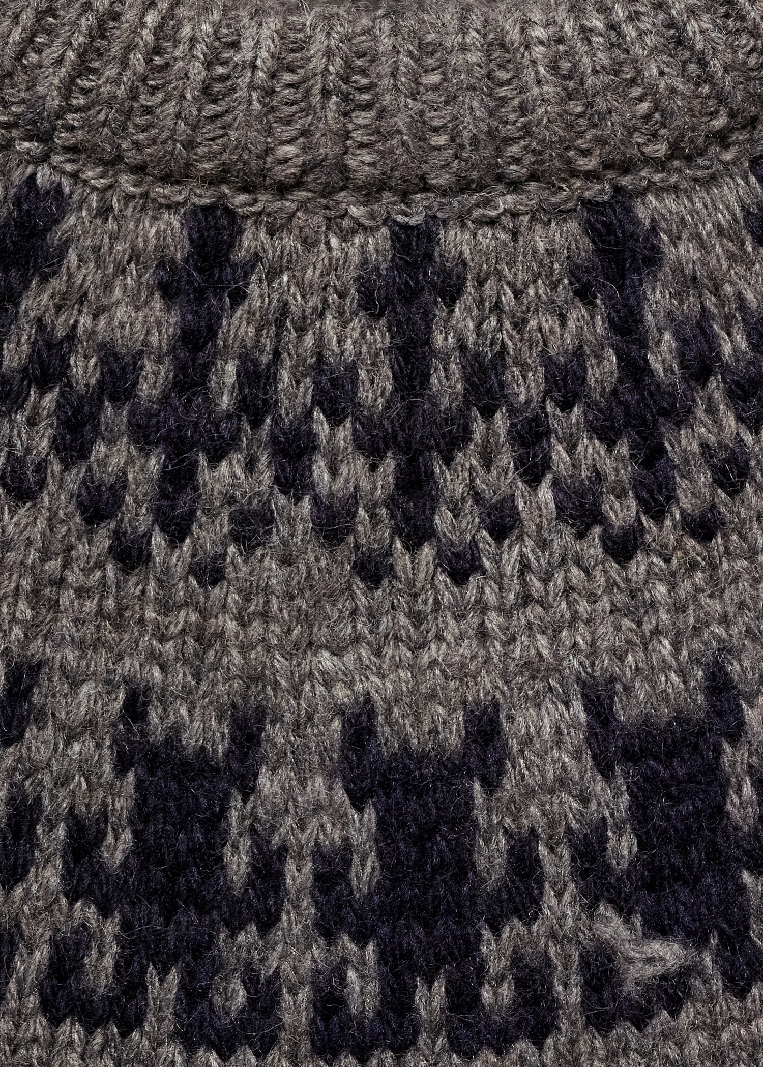 Pull jacquard en laine - Détail de l'article 8