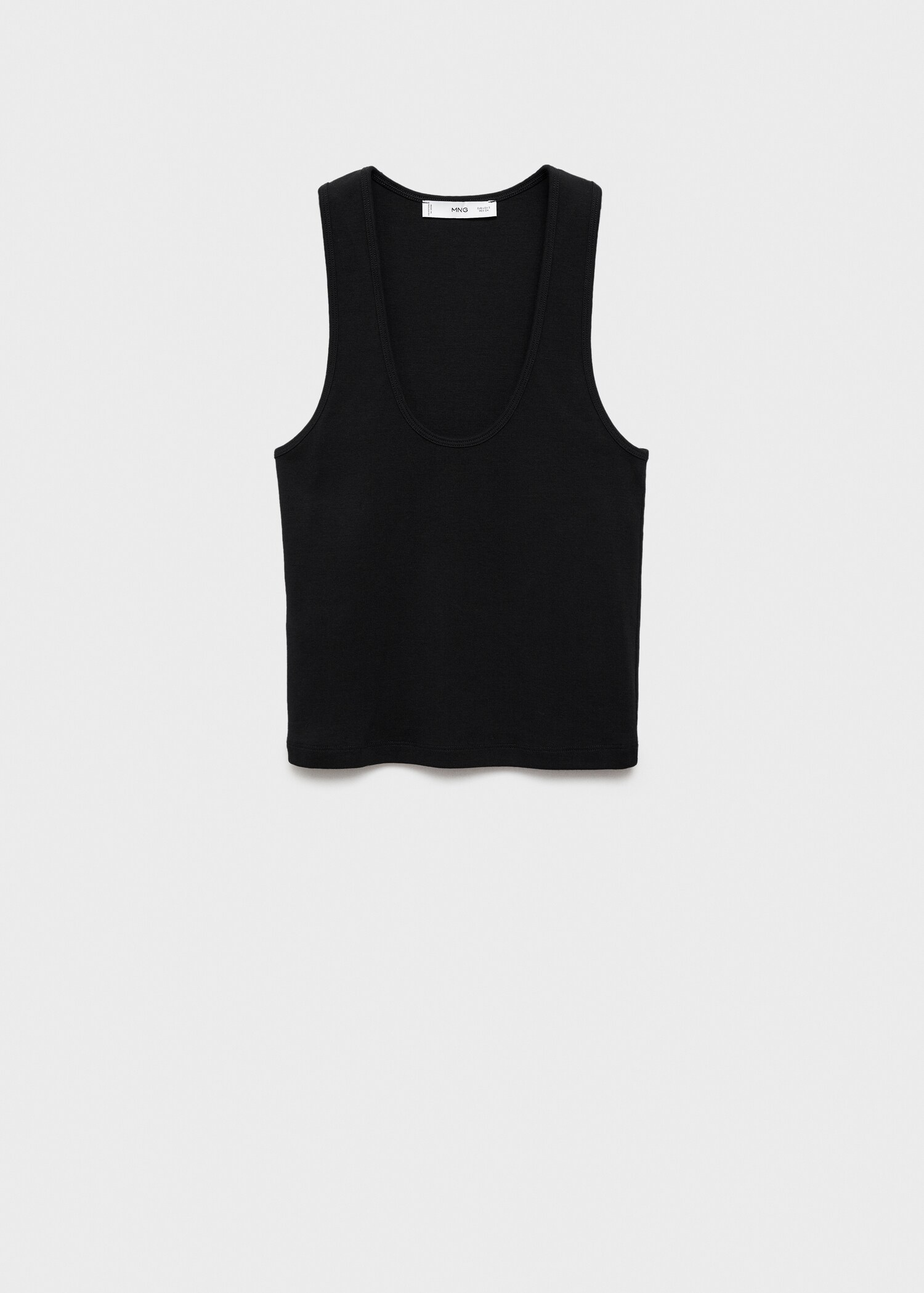 Cotton top with wide straps - Article without model
