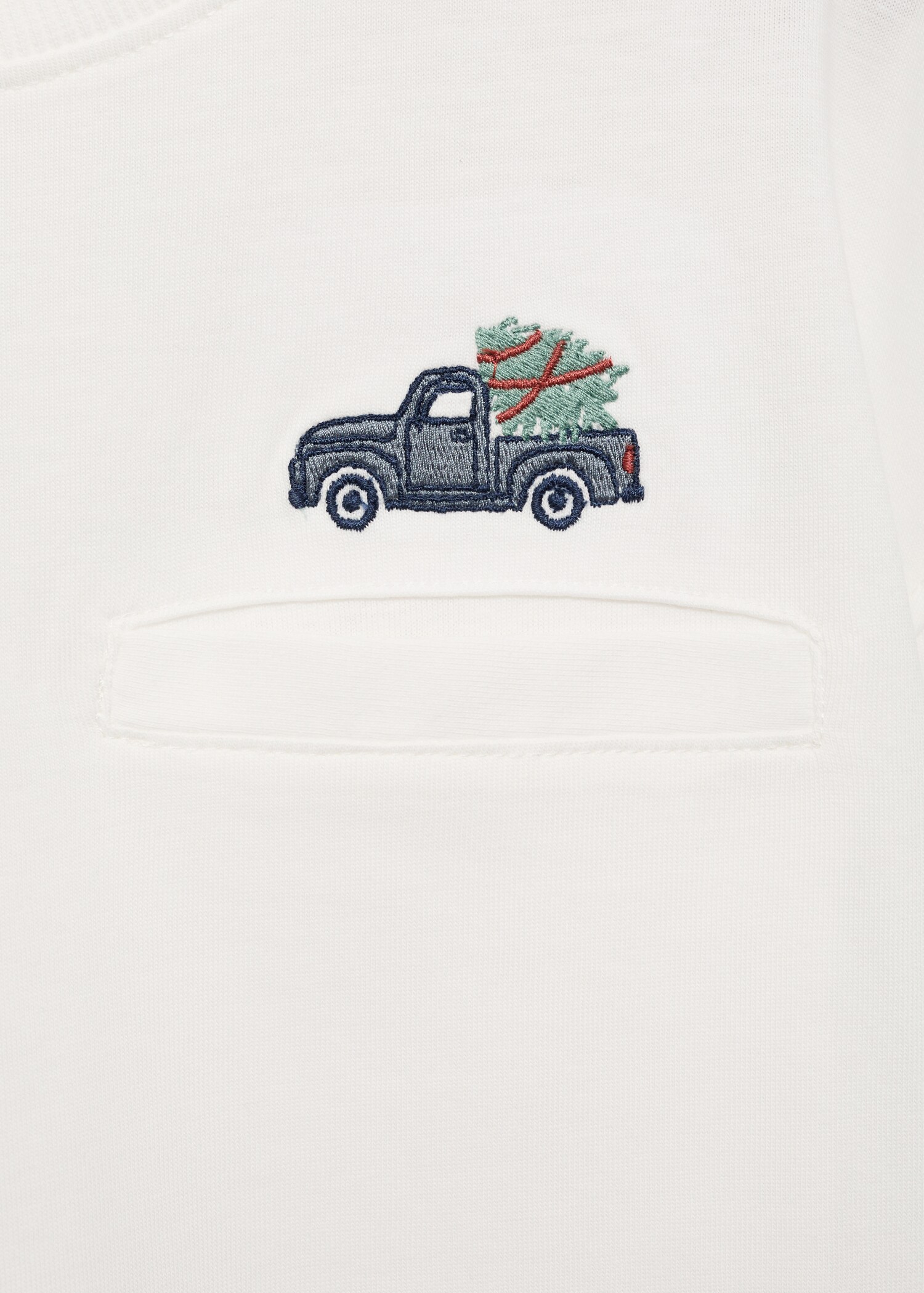 T-shirt coton détail brodé - Détail de l'article 8