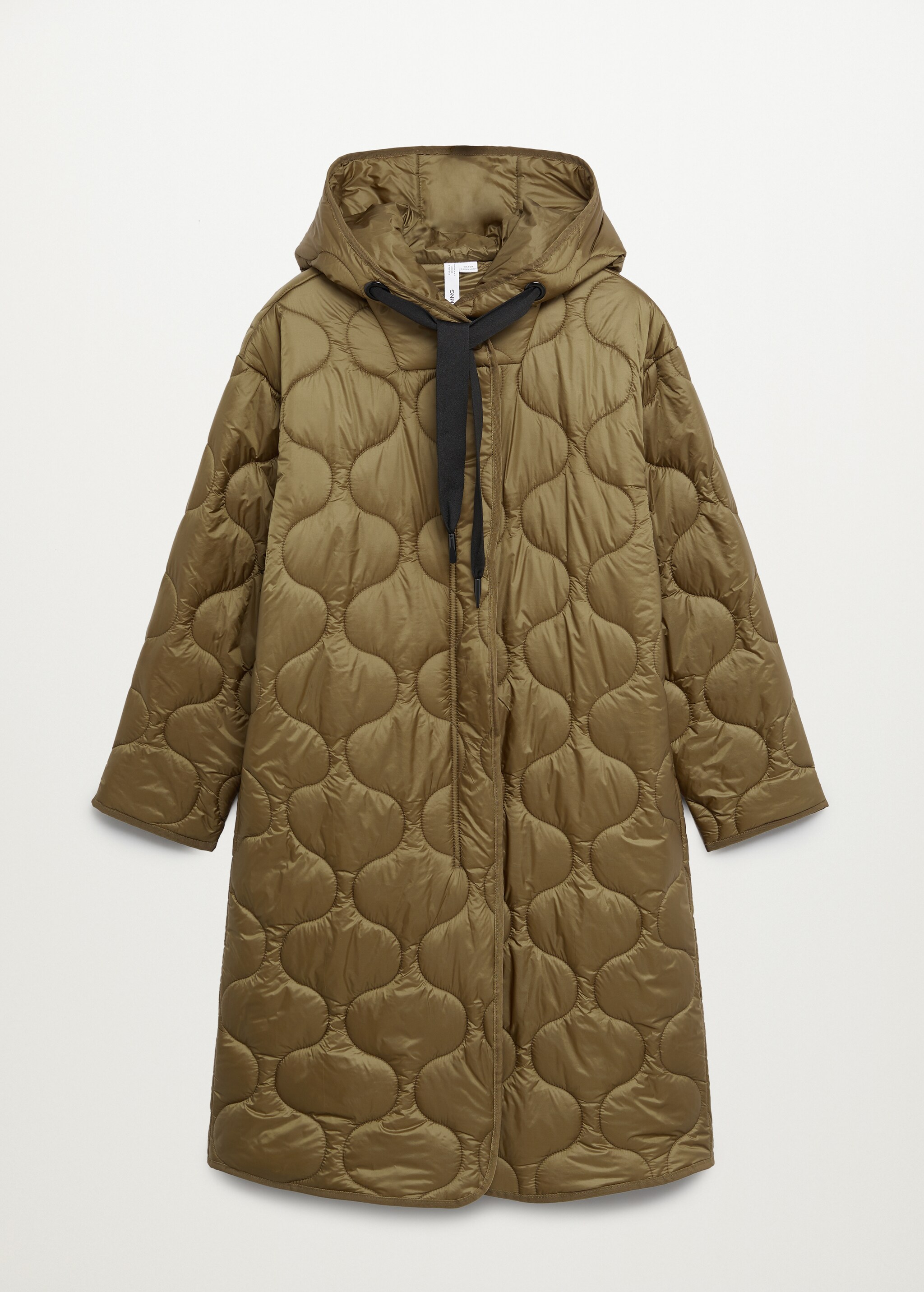 Anorak largo acolchado - Artículo sin modelo