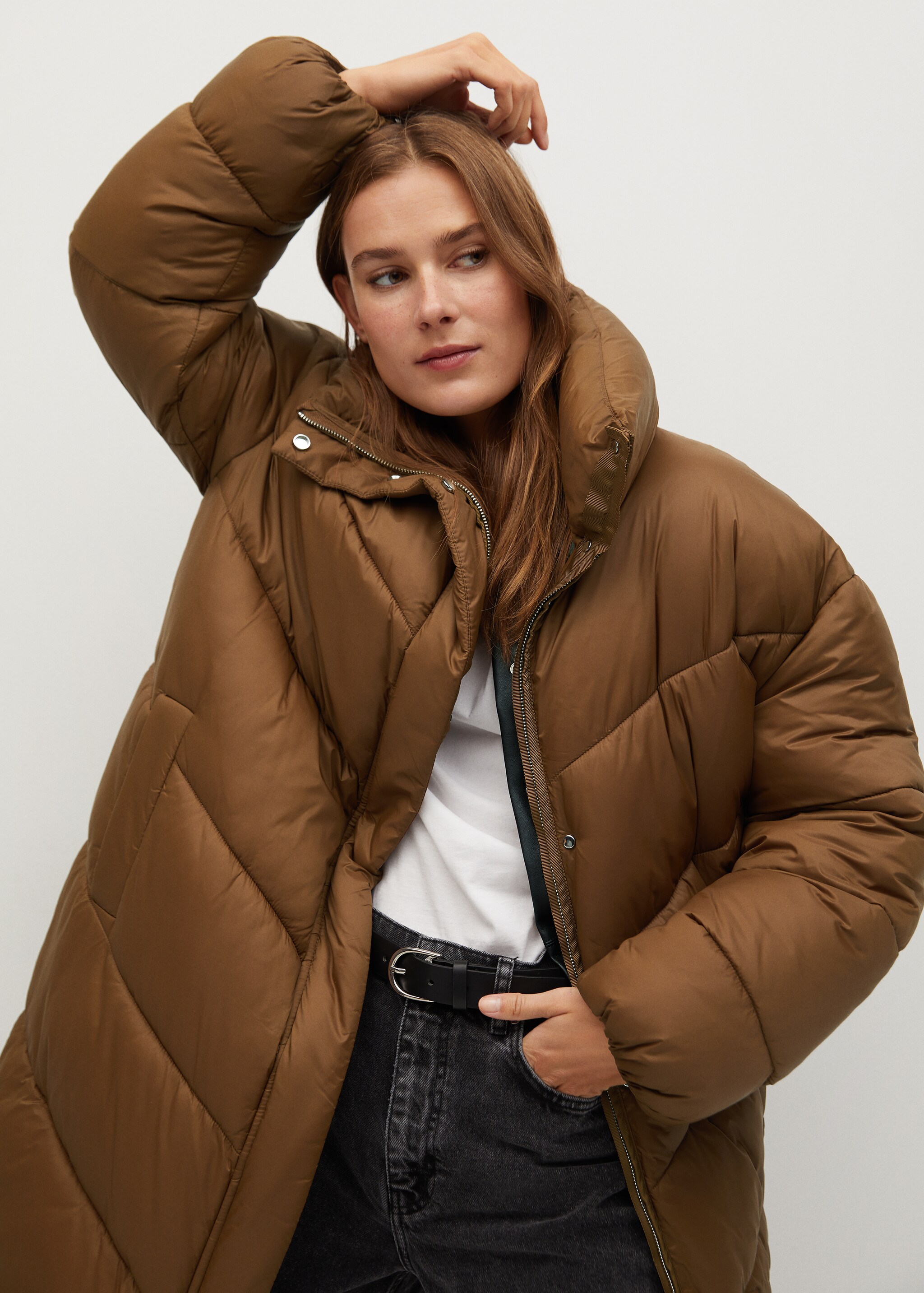 Oversize quilted coat - Medium plane