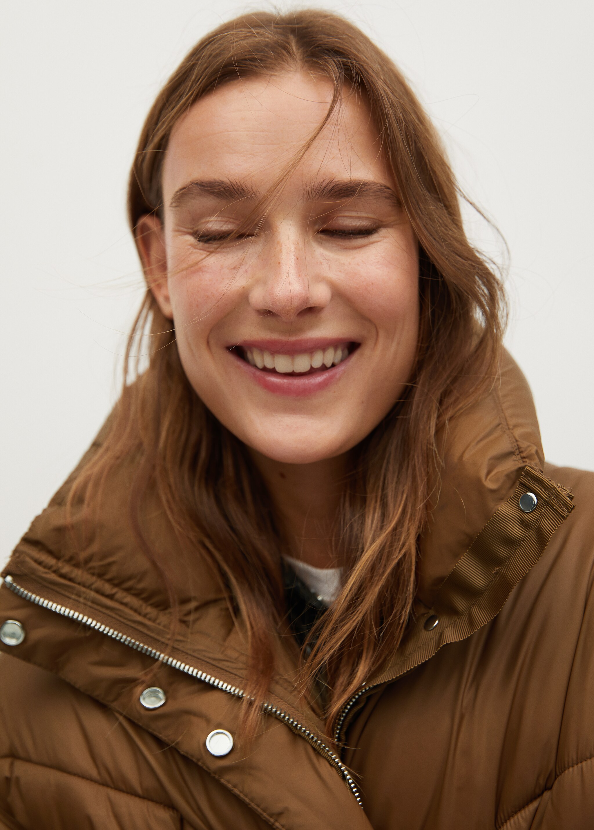 Oversize quilted coat - Details of the article 2