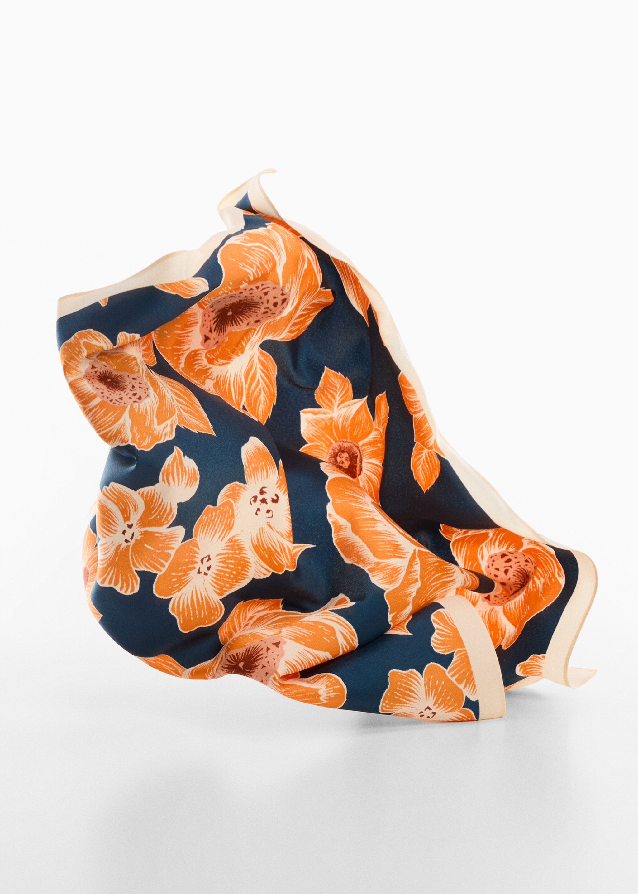 Floral-print scarf - Details of the article 2
