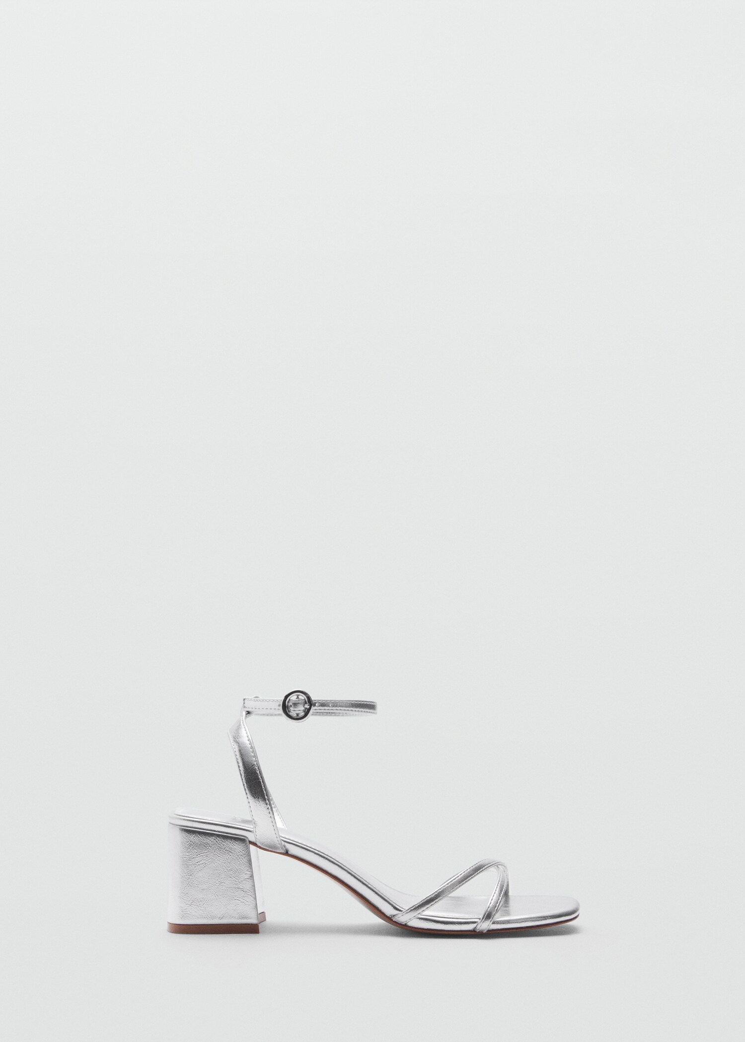 Riemen-Sandale im Metallic-Look - Artikel ohne Model