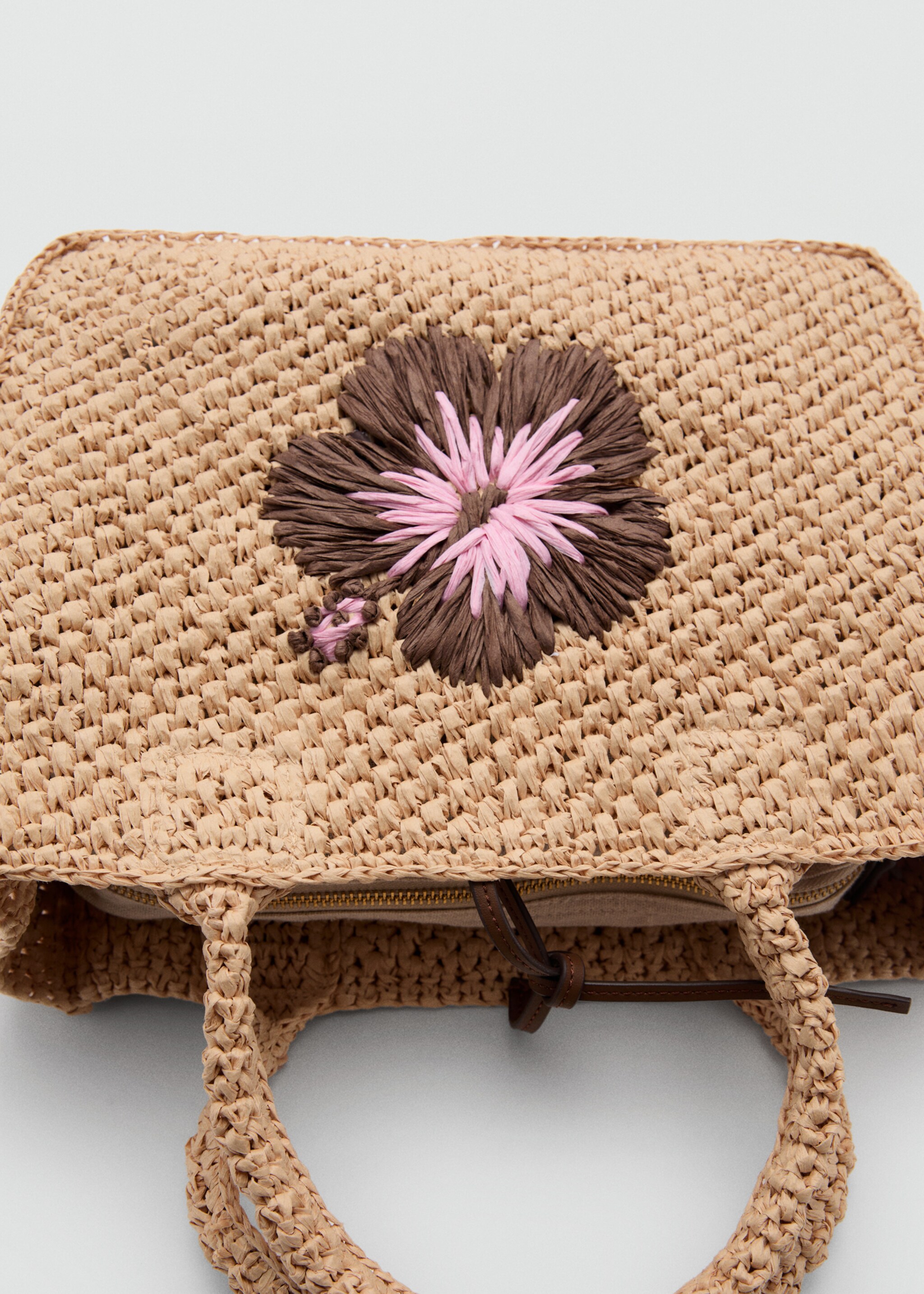 Handtasche aus Naturfaser - Detail des Artikels 2