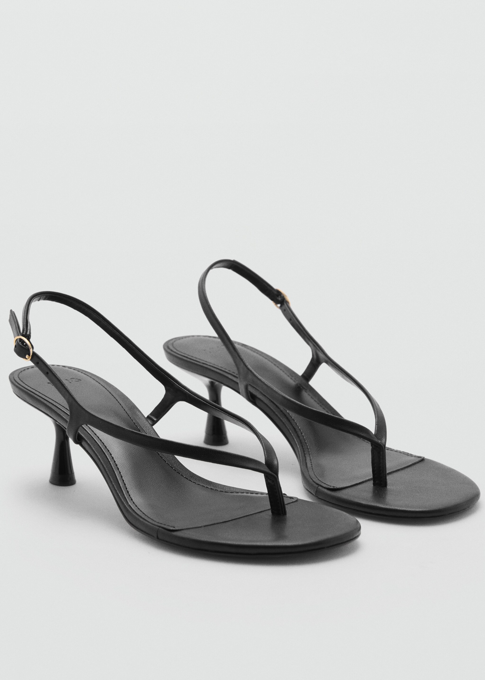 Sandales talon kitten heel - Plan moyen