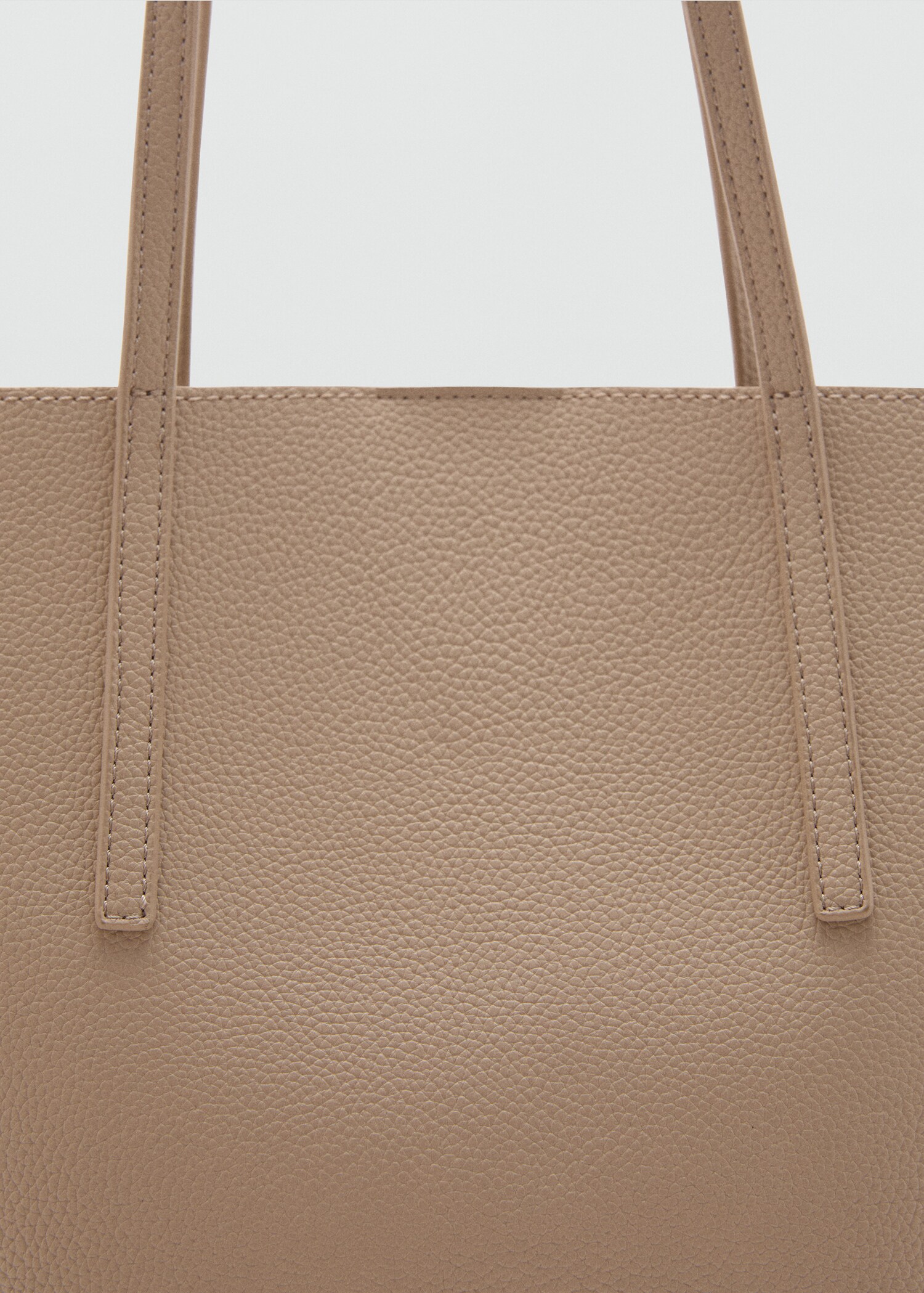 Pebbled effect shopper bag - Details of the article 1