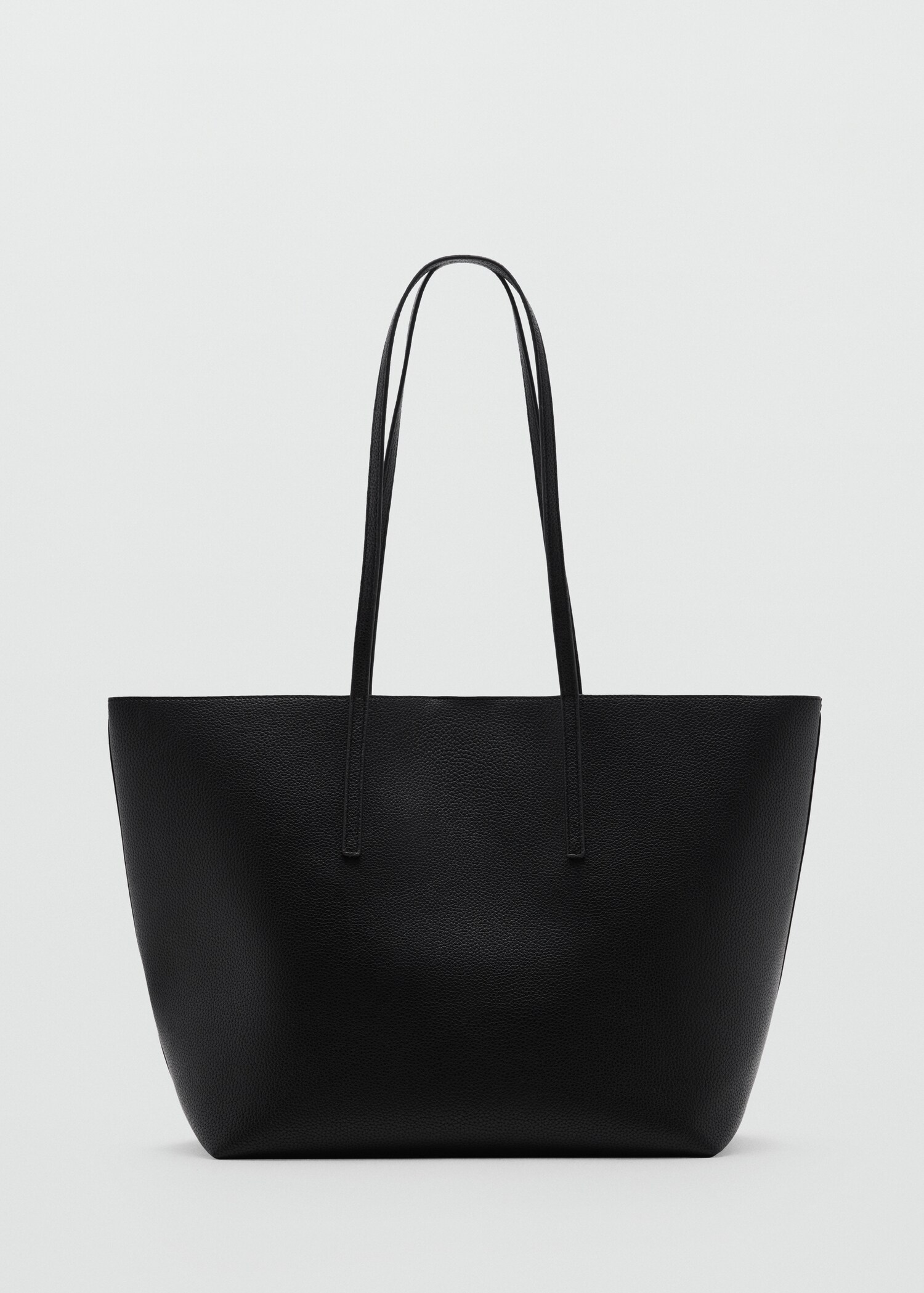 Pebbled effect shopper bag - Article without model