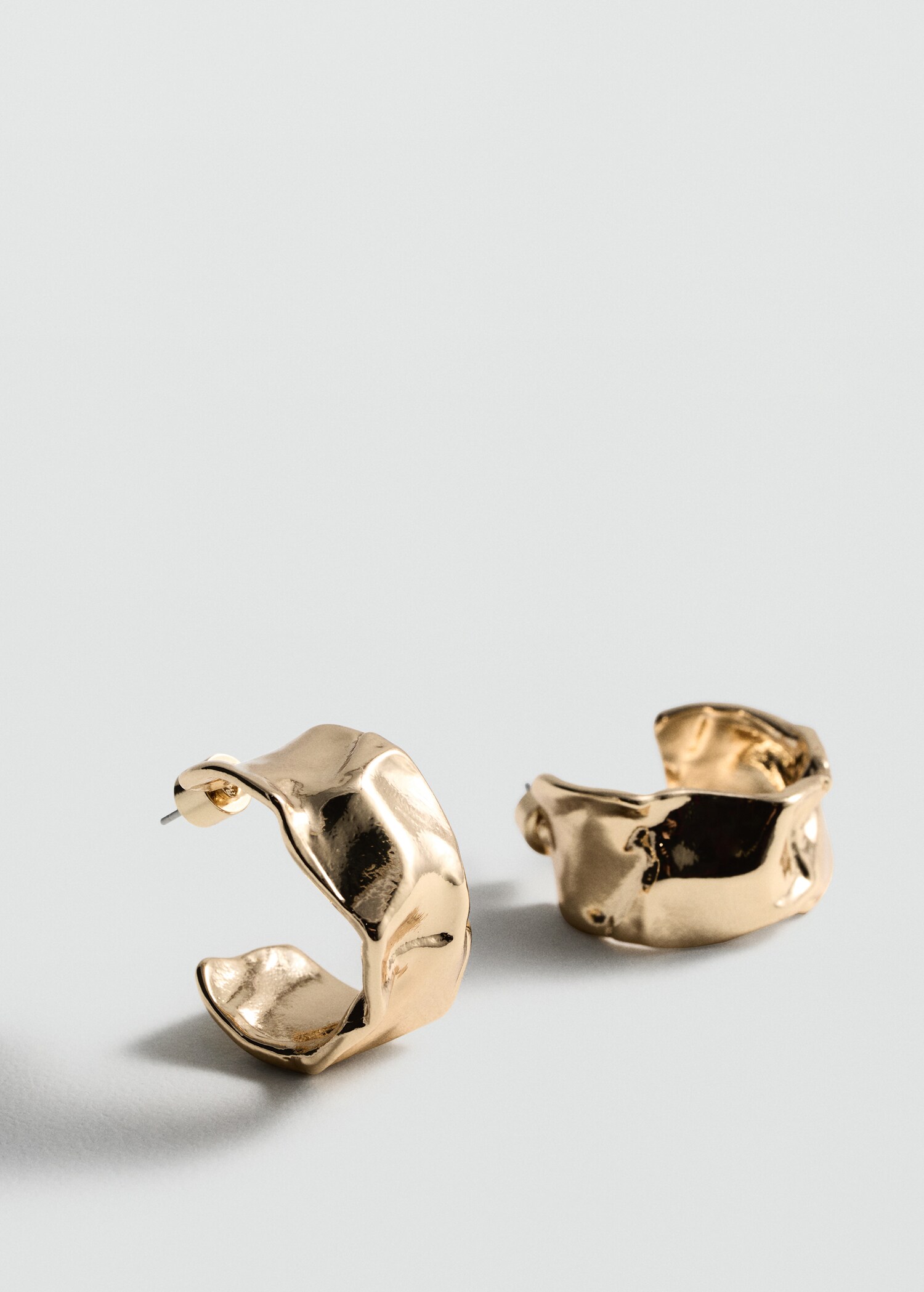 Pendientes aros irregulares - Plano medio