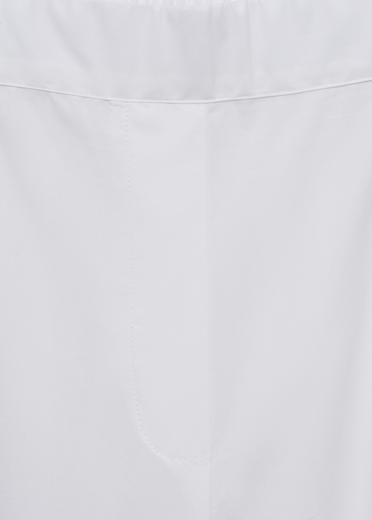 Cotton wideleg trousers - Details of the article 0