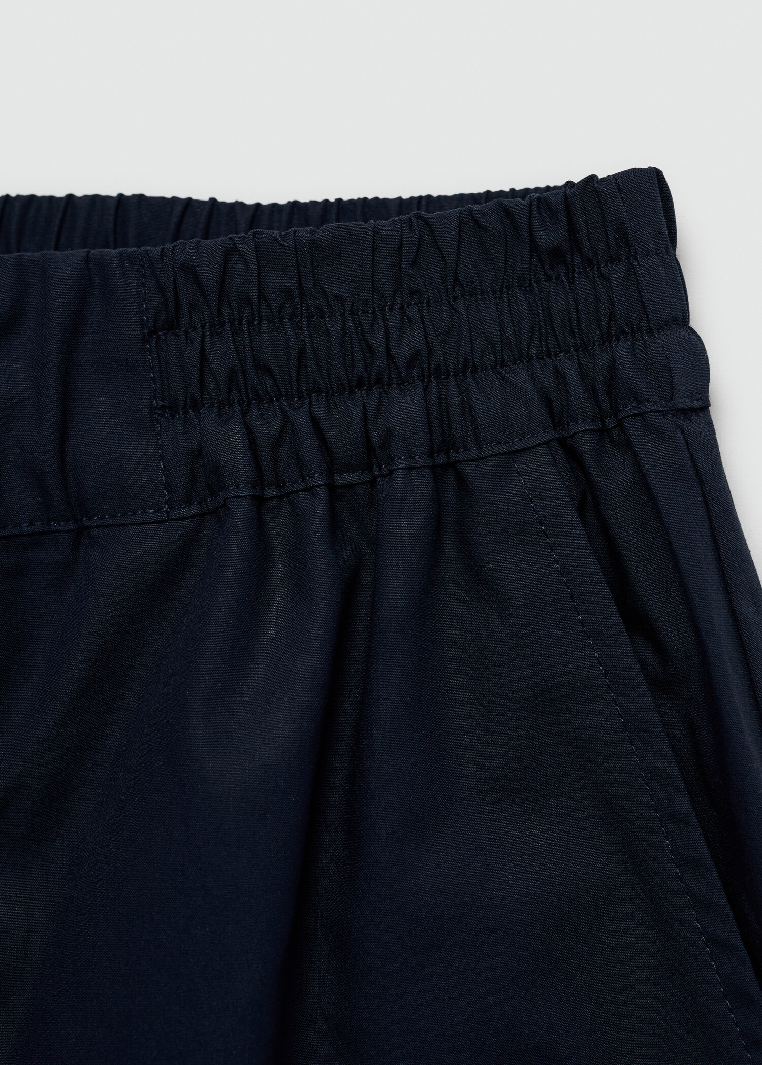 Cotton wideleg trousers - Details of the article 8