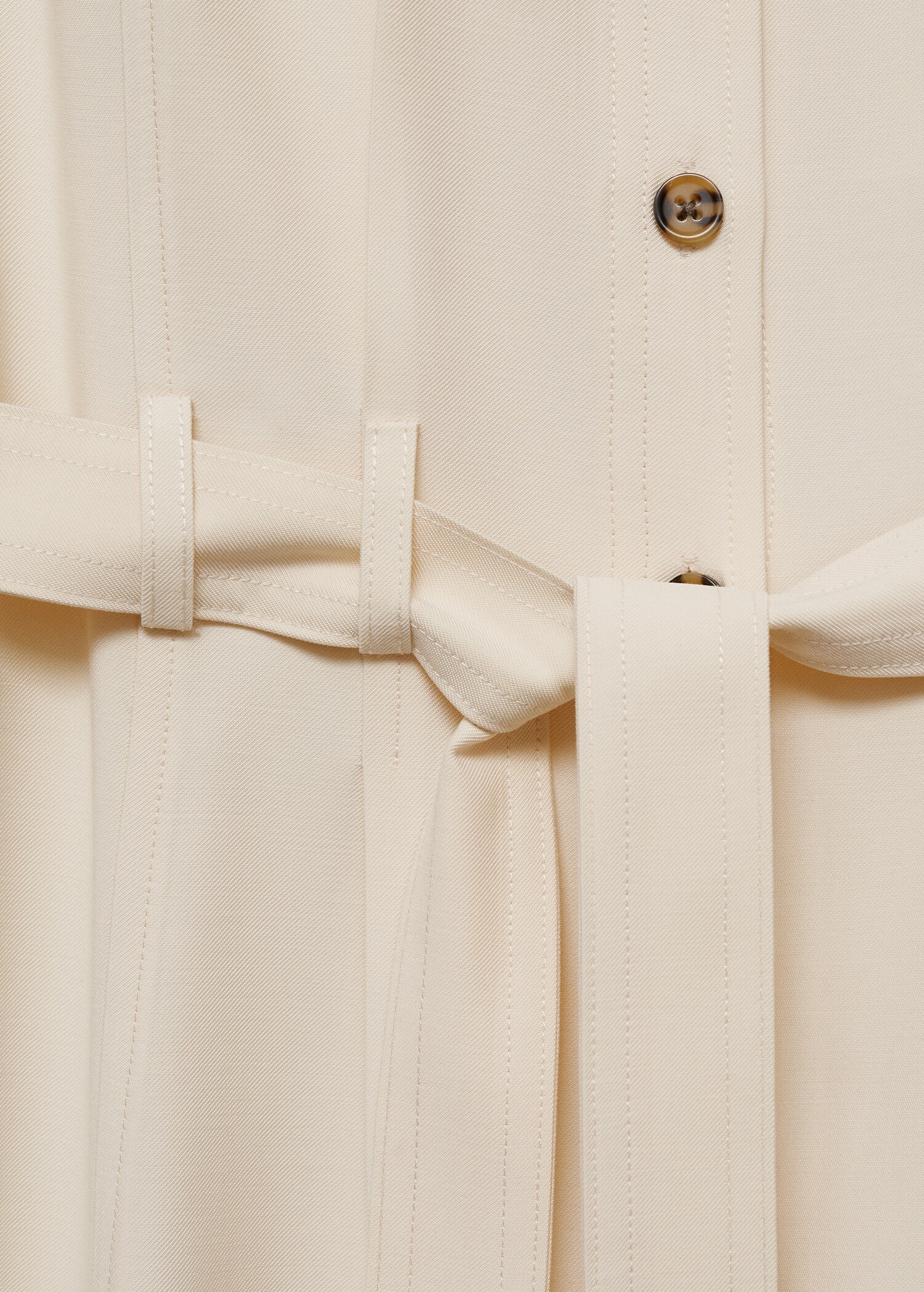 Vestido camisero lazo - Detalle del artículo 0