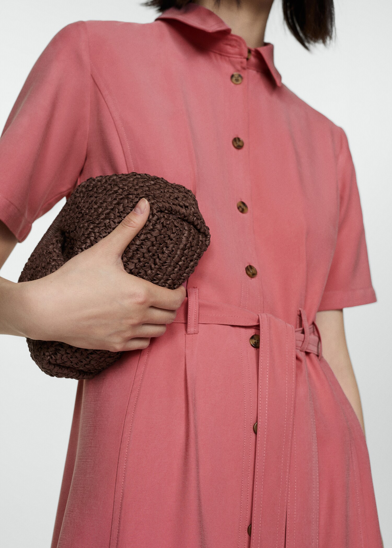 Vestido camisero lazo - Detalle del artículo 6