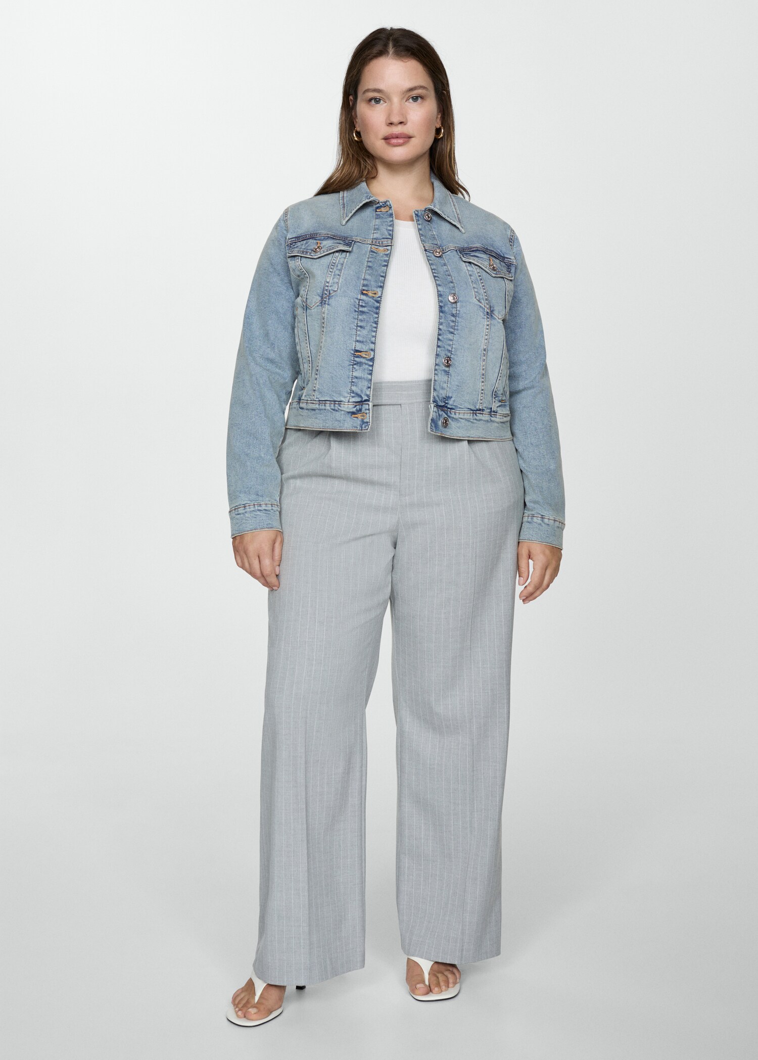 Pocketed denim jacket - Details of the article 3