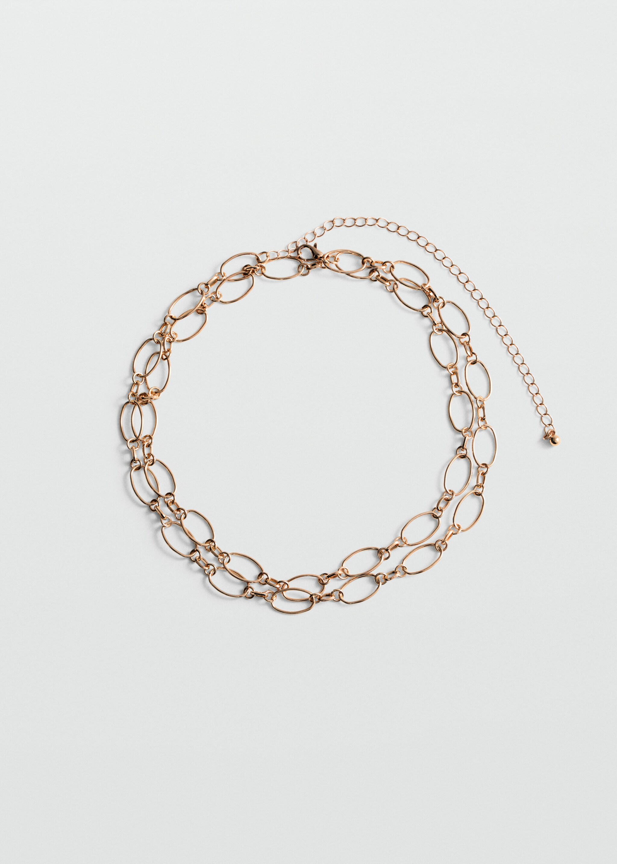 Combined hoops necklace - Article without model