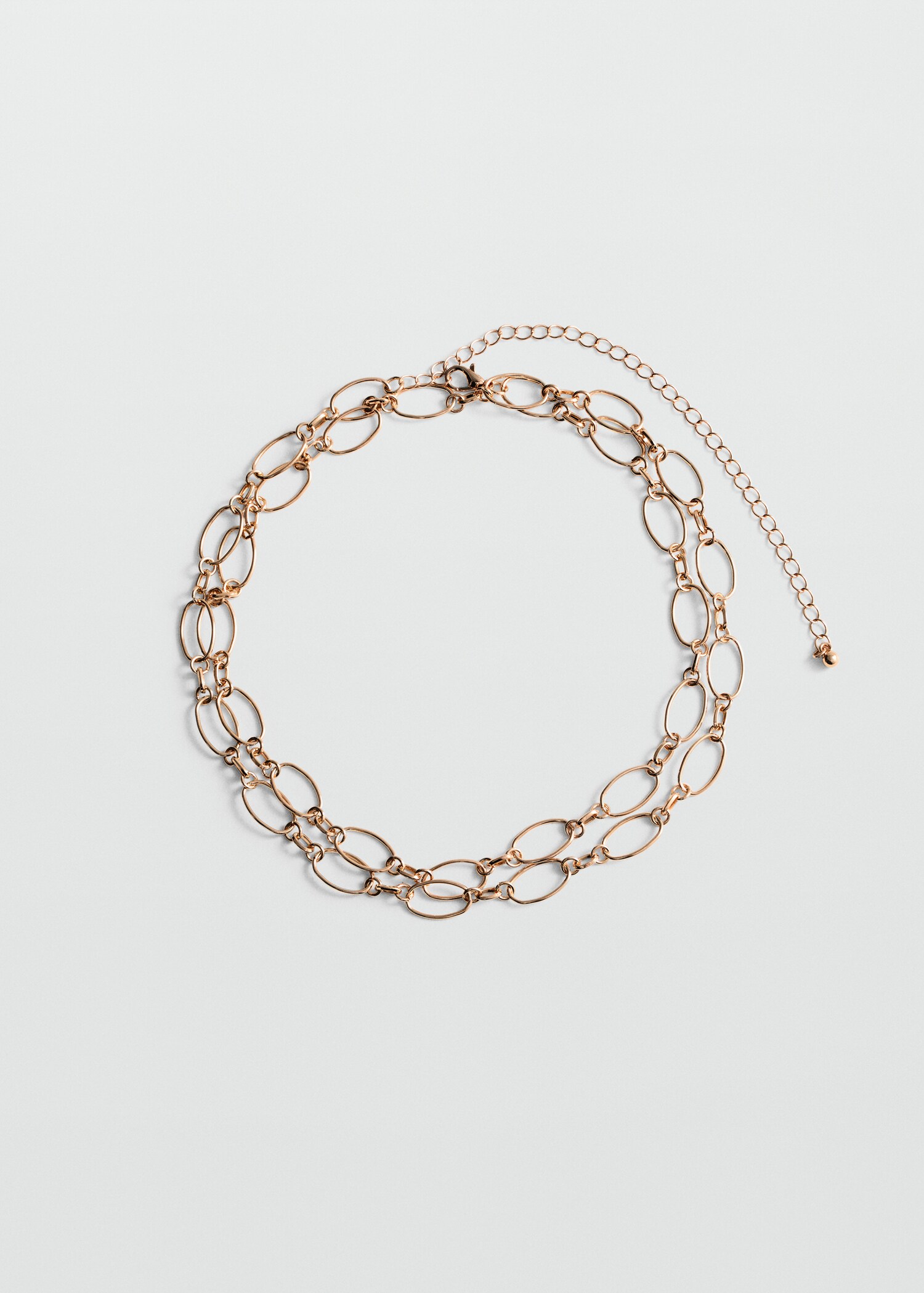 Combined hoops necklace - Article without model
