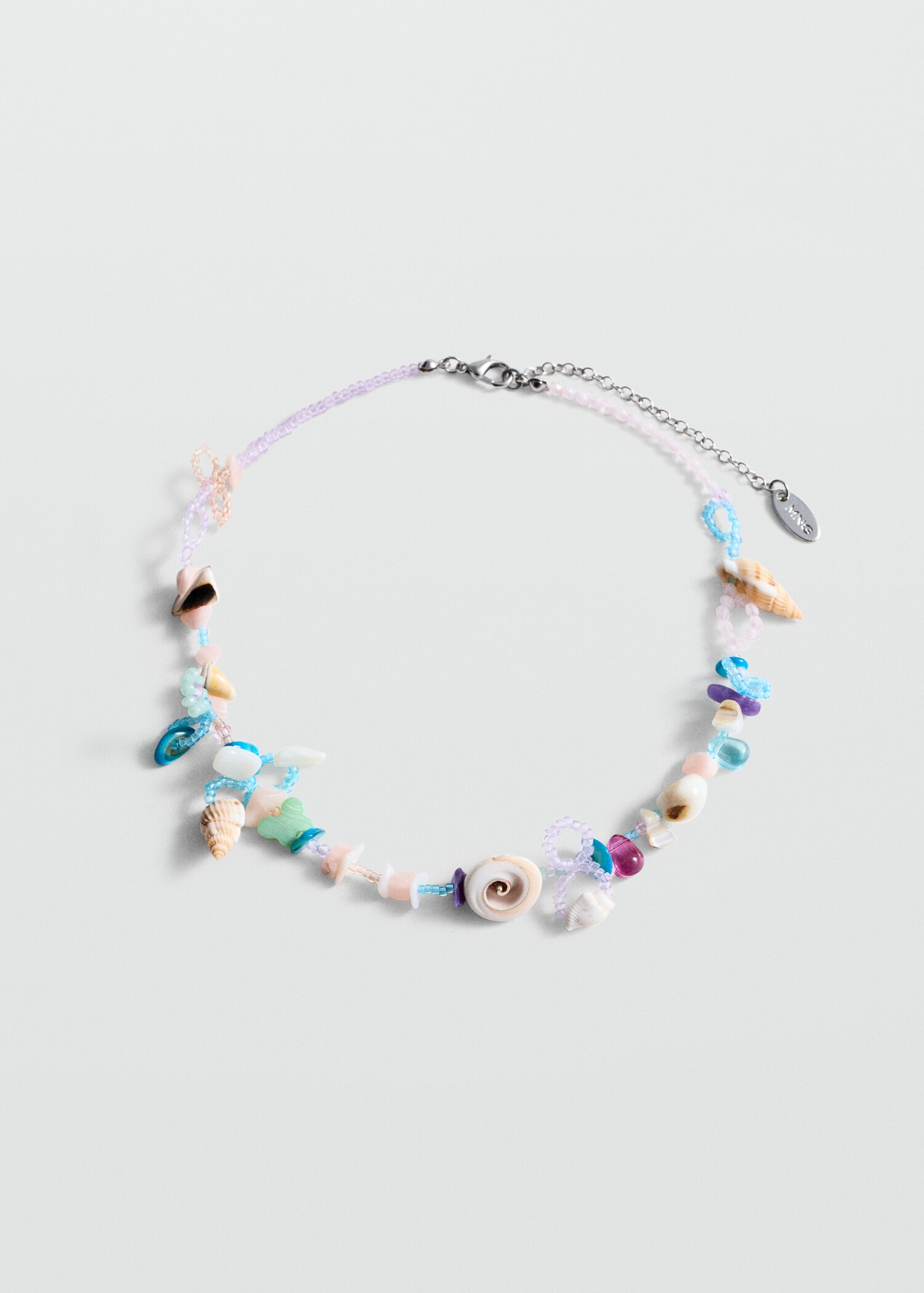 Ketting met gecombineerde kralen - Artikel zonder model