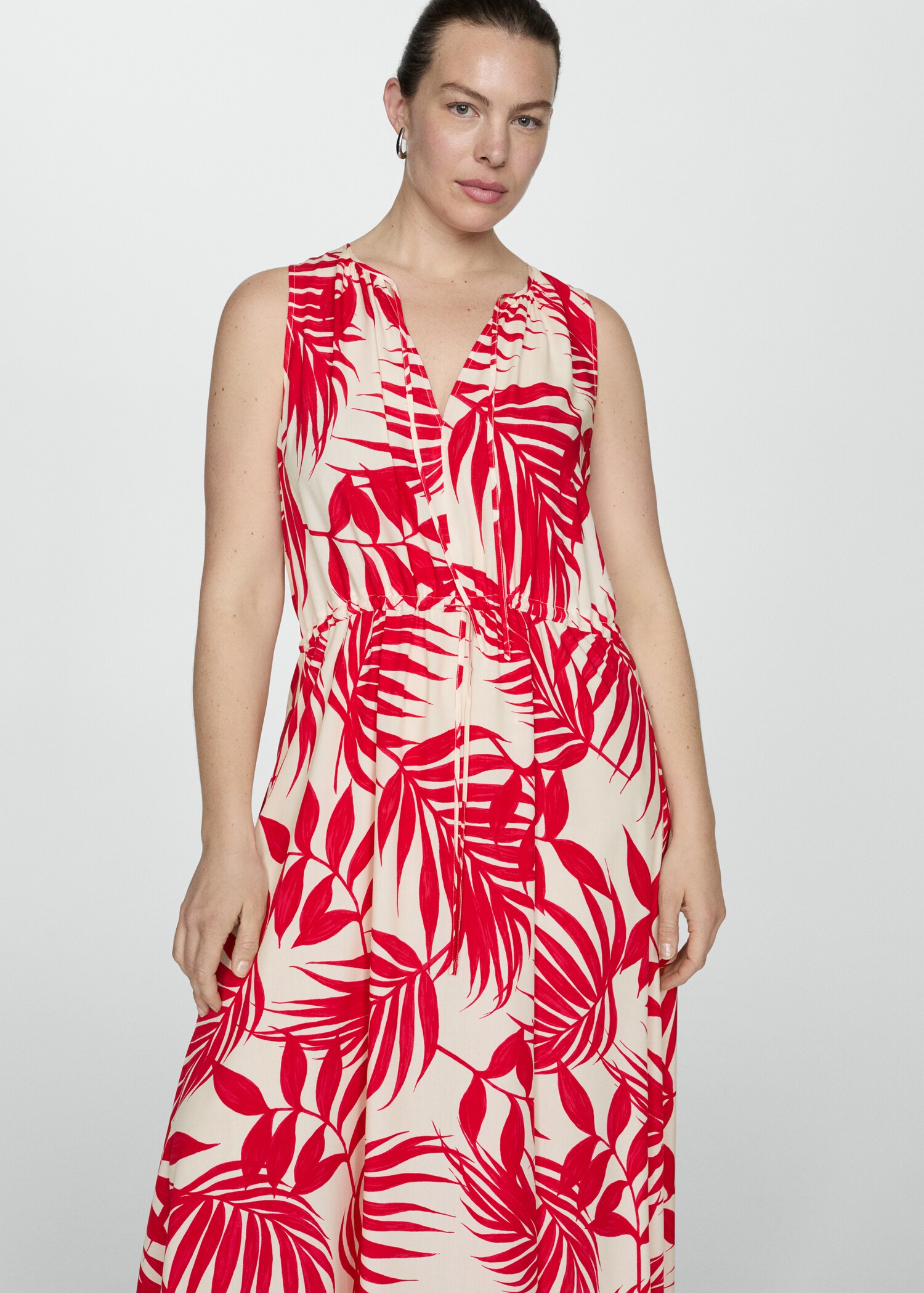 Bedrucktes Kleid mit Schleifen - Detail des Artikels 5