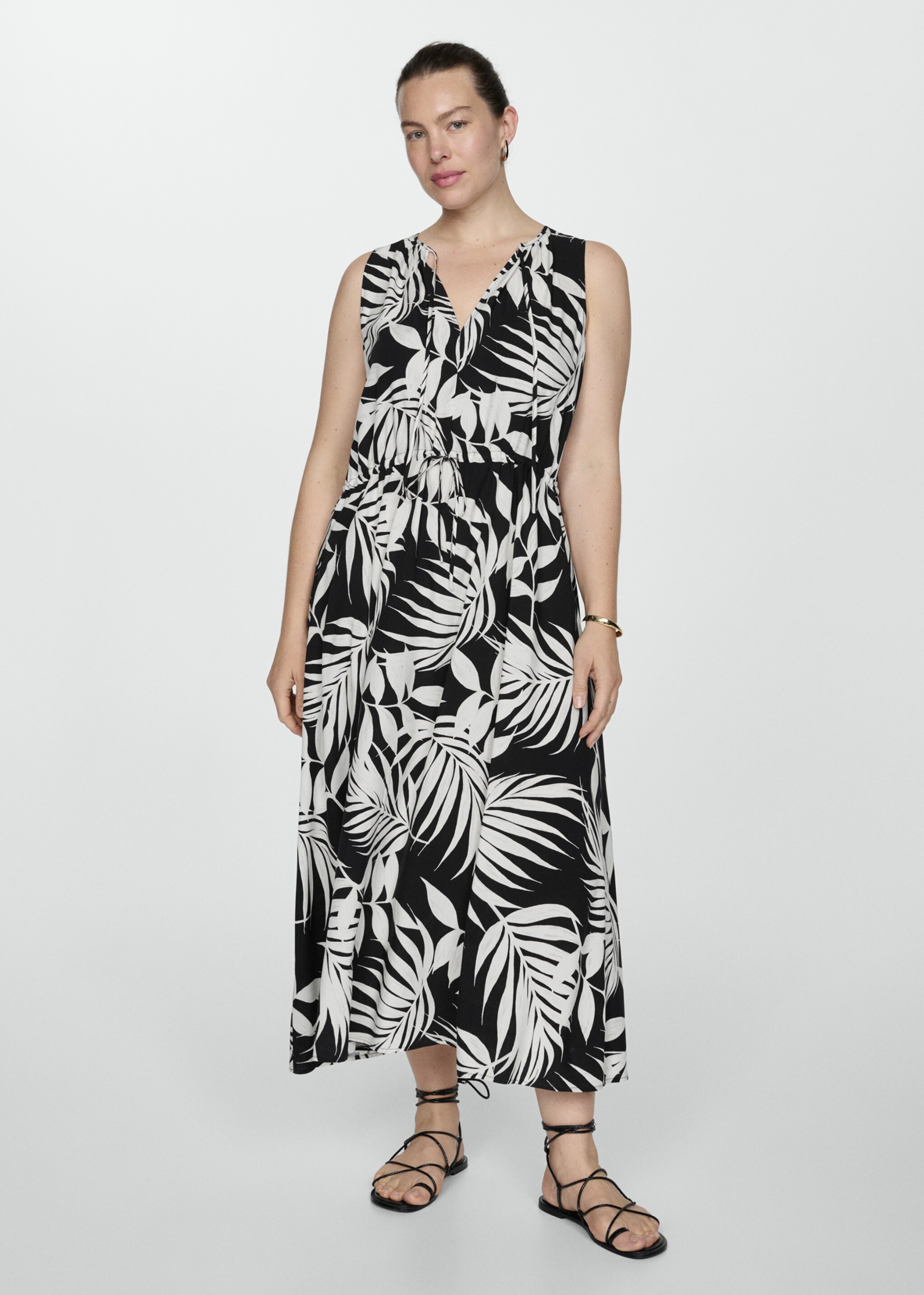 Vestido lazos estampado - Detalle del artículo 3