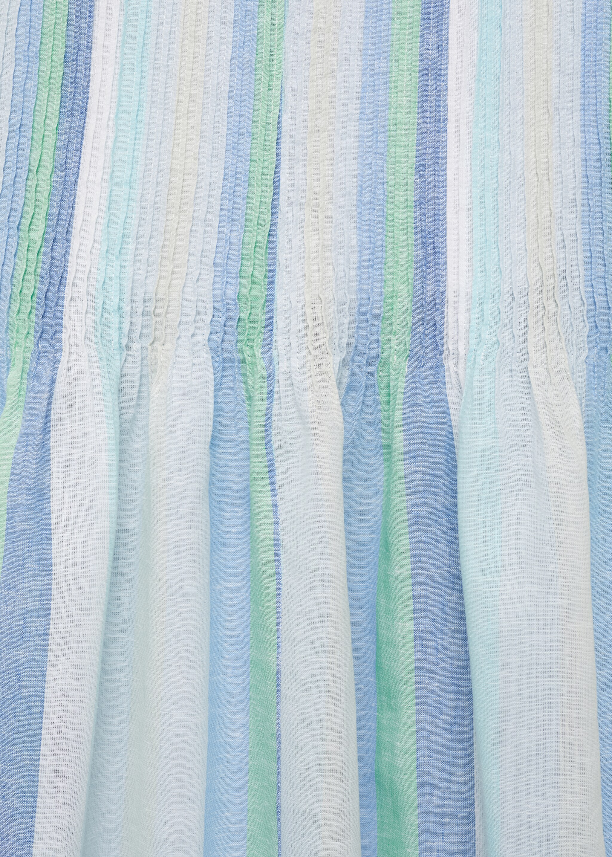 Gestreiftes Leinenkleid - Detail des Artikels 0