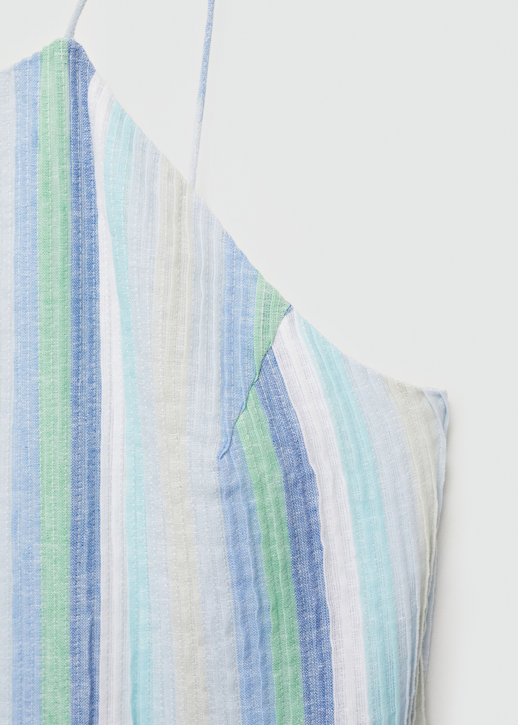 Gestreiftes Leinenkleid - Detail des Artikels 8