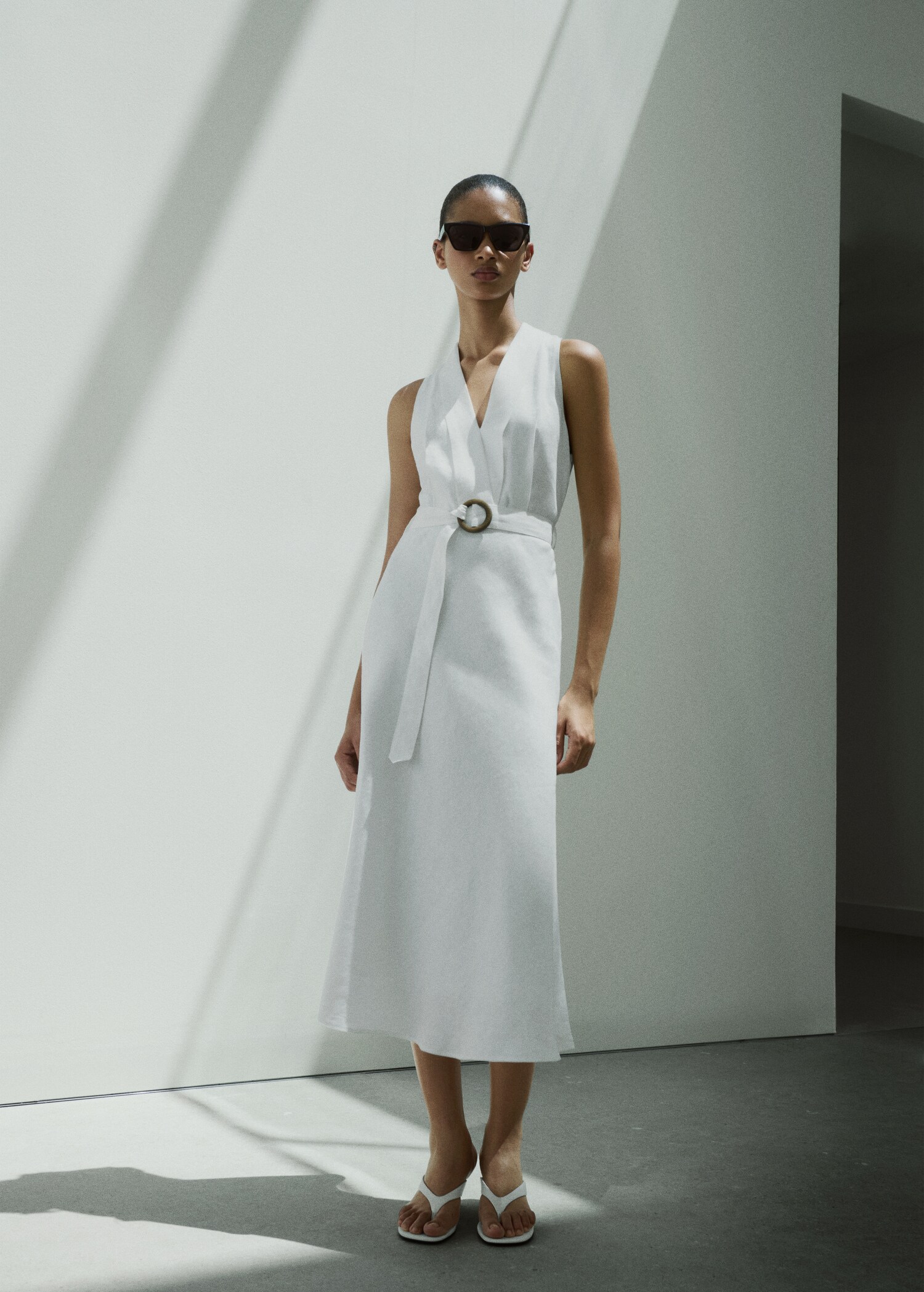 Robe lin ceinture - Détail de l'article 6
