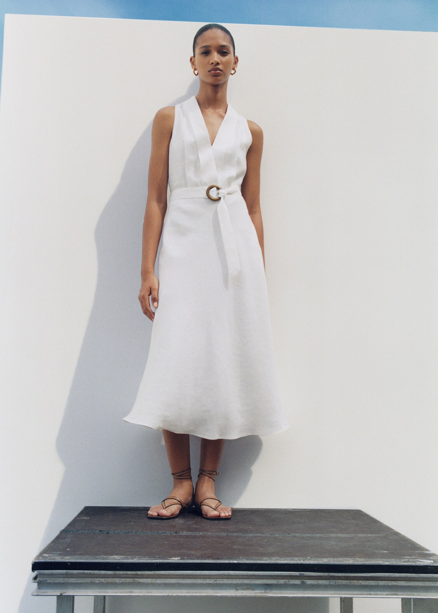 Robe lin ceinture - Détail de l'article 7