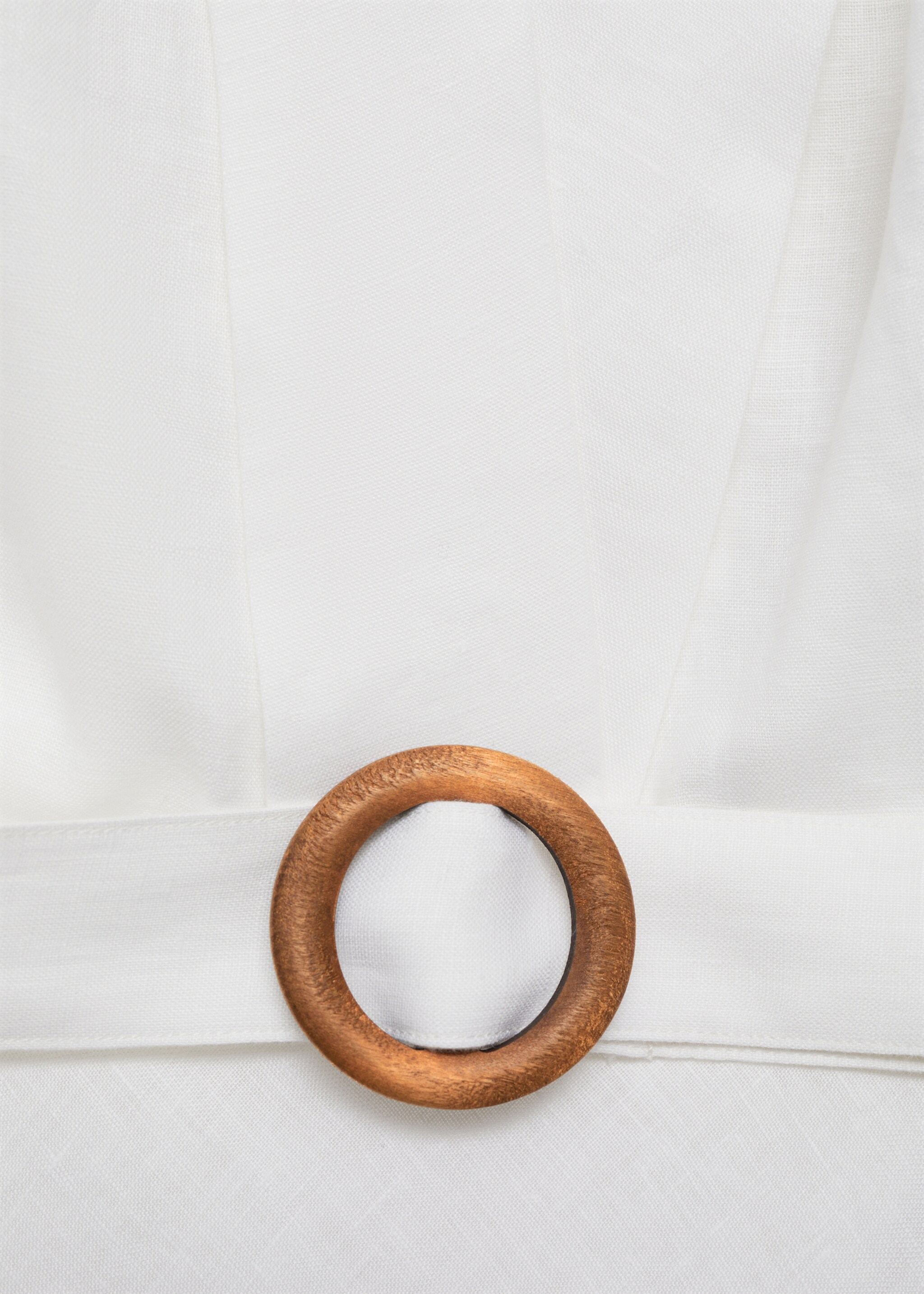 Belt linen dress - Details of the article 8