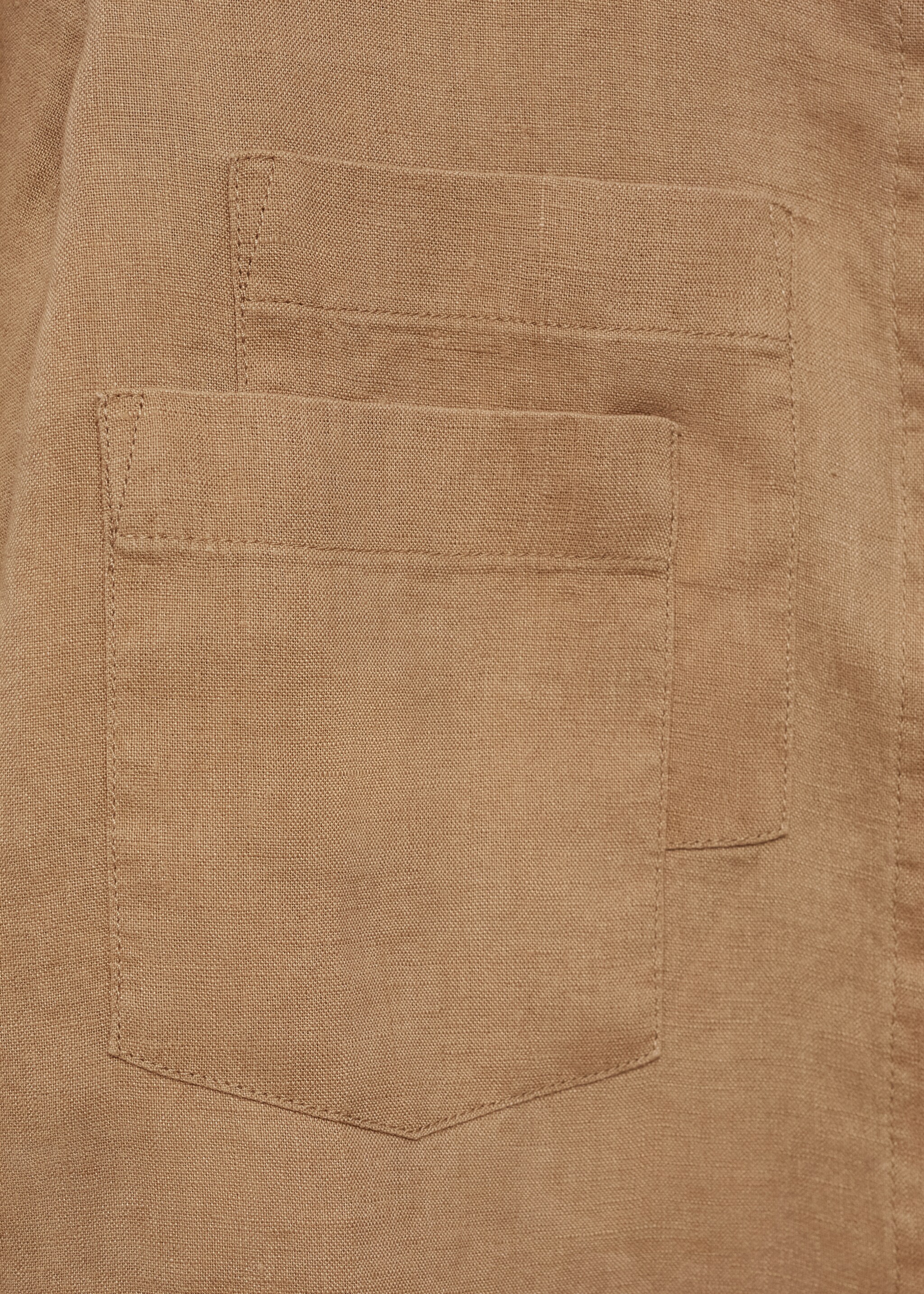Camisa crop lino - Detalle del artículo 0