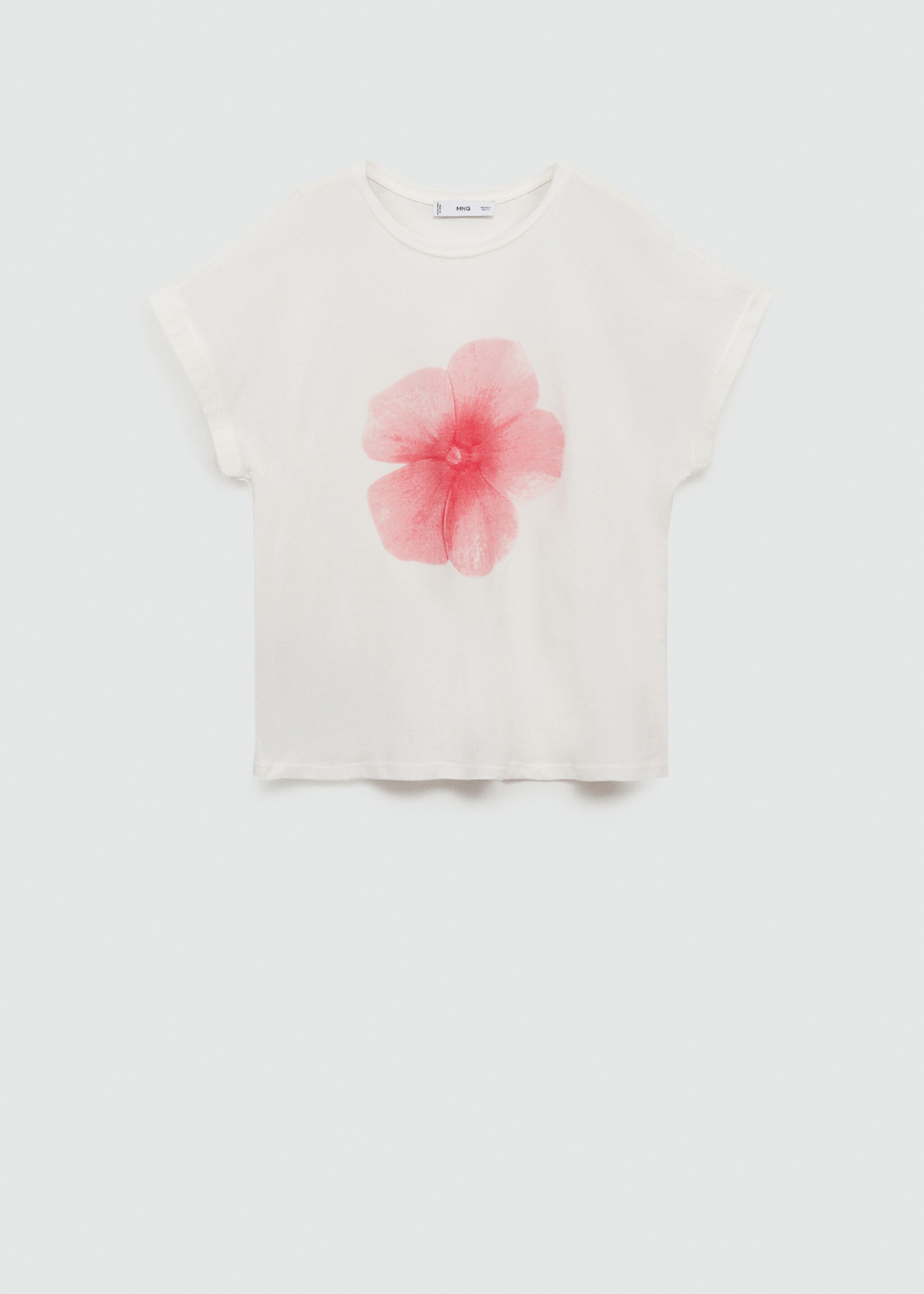 Printed cotton-blend T-shirt - Article without model
