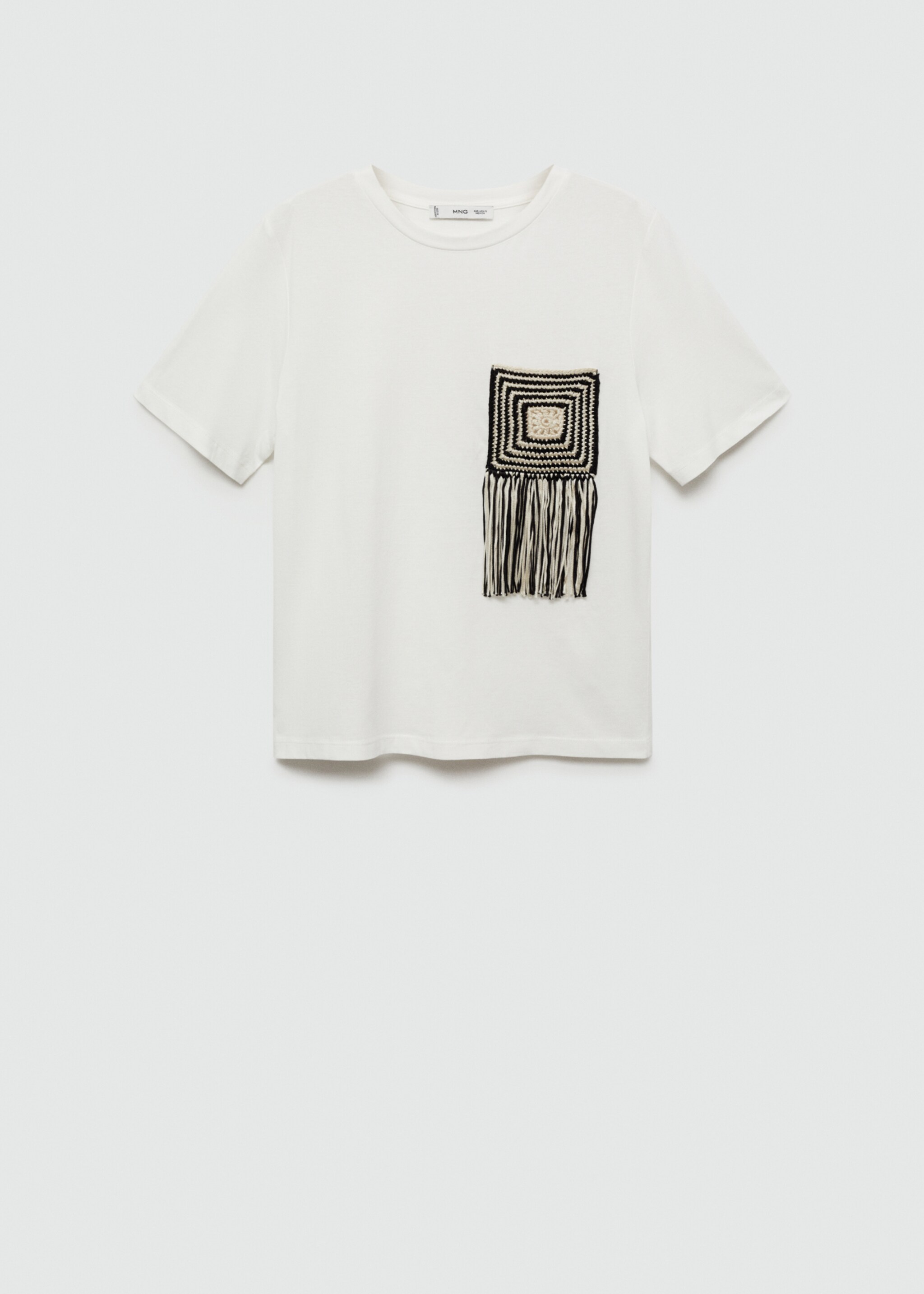 Tricou detaliu croșetat - Articol fără model