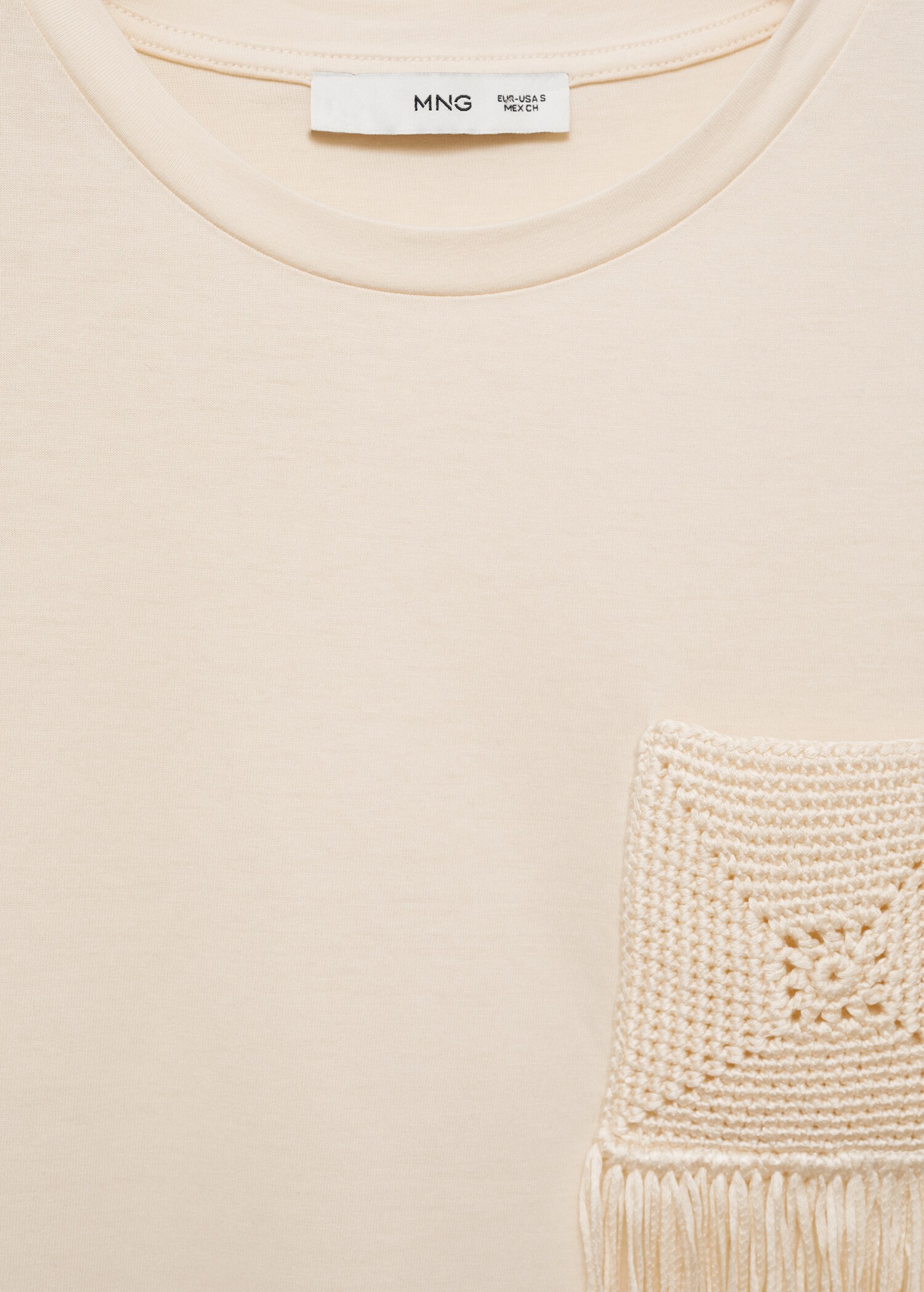 Crochet detail T-shirt - Details of the article 8