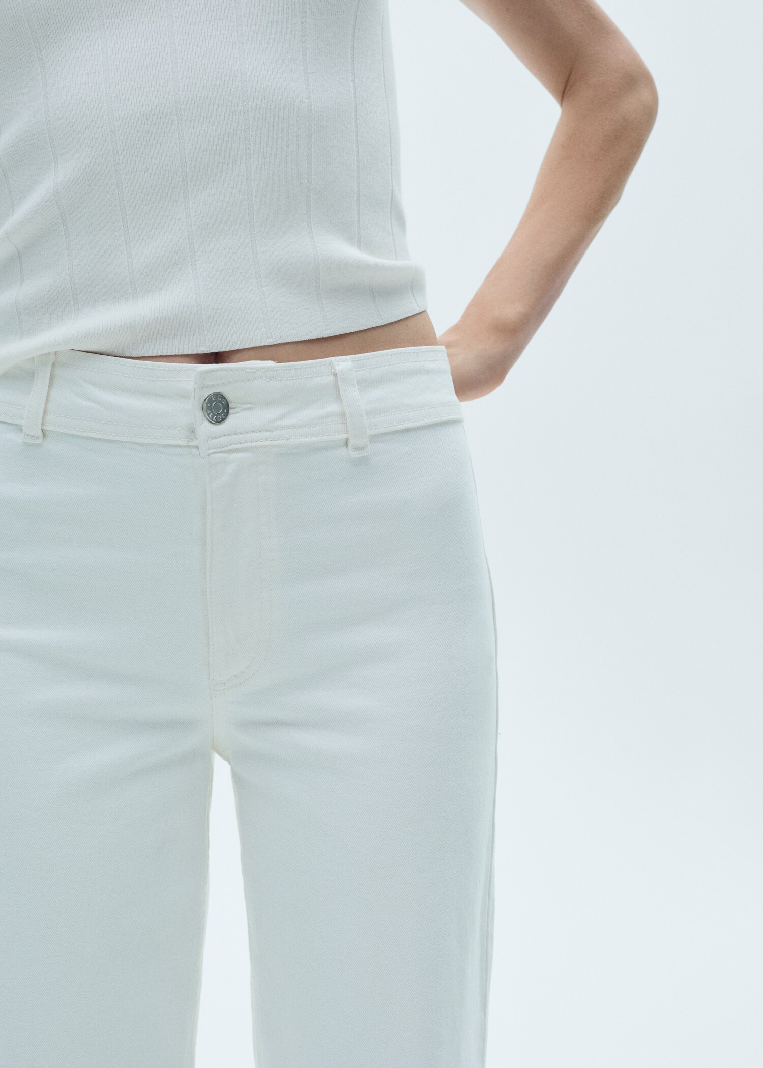 Culotte-Jeans mit hohem Bund Catherin - Detail des Artikels 7