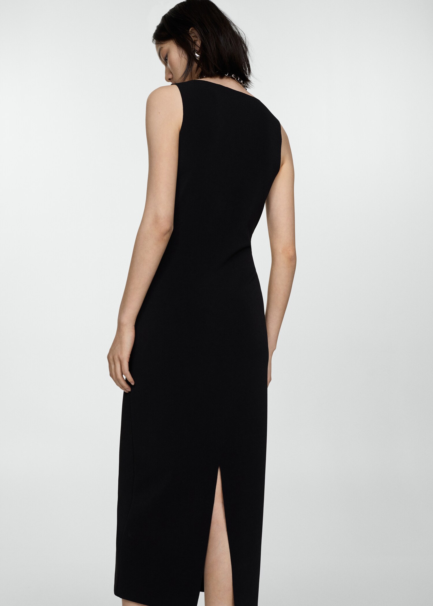 Midi-dress with straps - Details of the article 1
